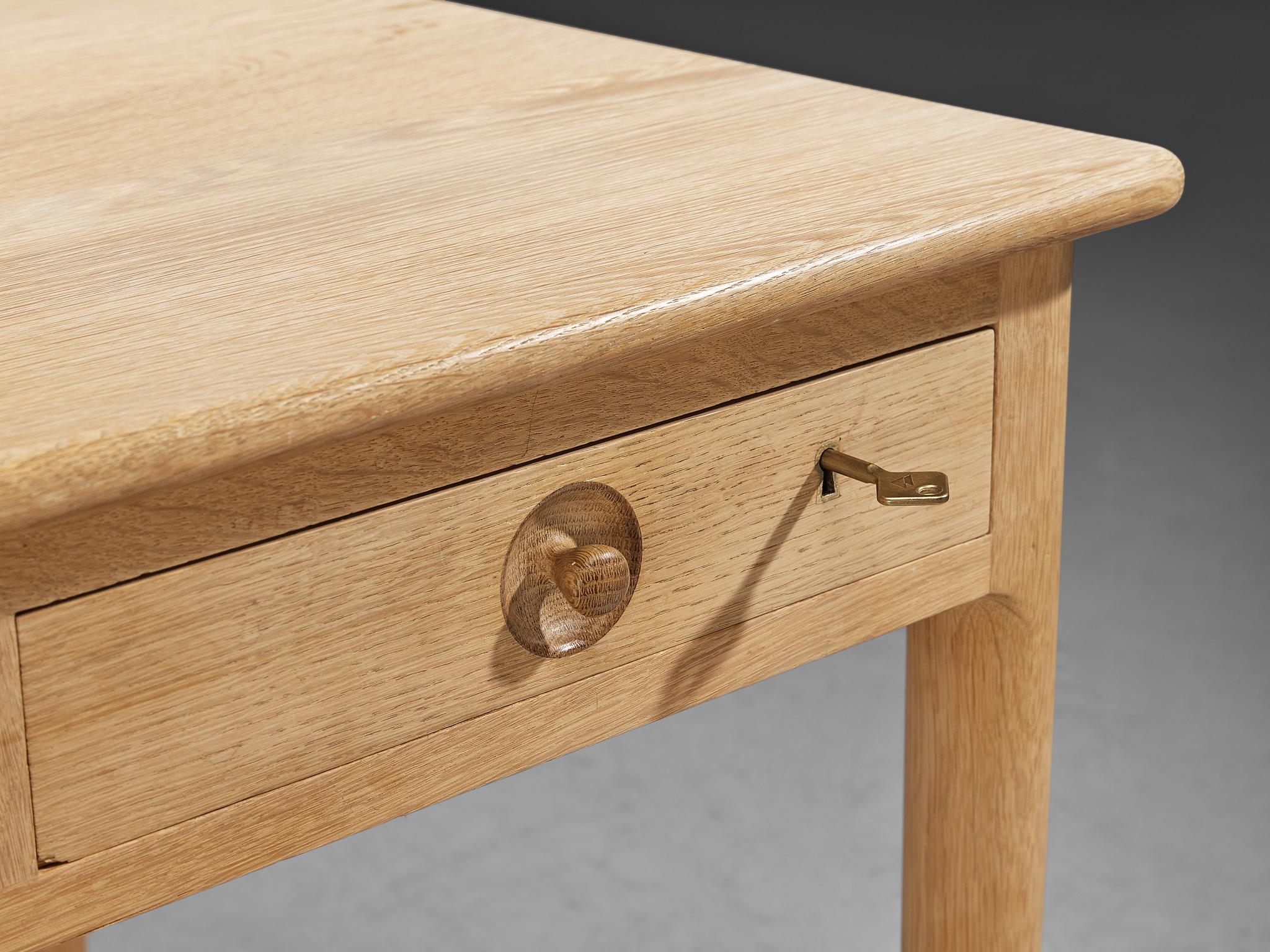 Hans J. Wegner for Andreas Tuck Desk in Solid Oak 2