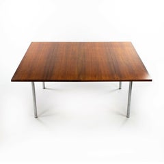 Hans J. Wegner for Andreas Tuck Model AT321 Dining Table in Rosewood and Chrome