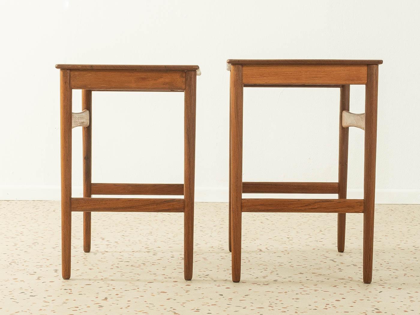 Hans J. Wegner für Andreas Tuck, Stapeltische, 1960er-Jahre, Dänemark 8