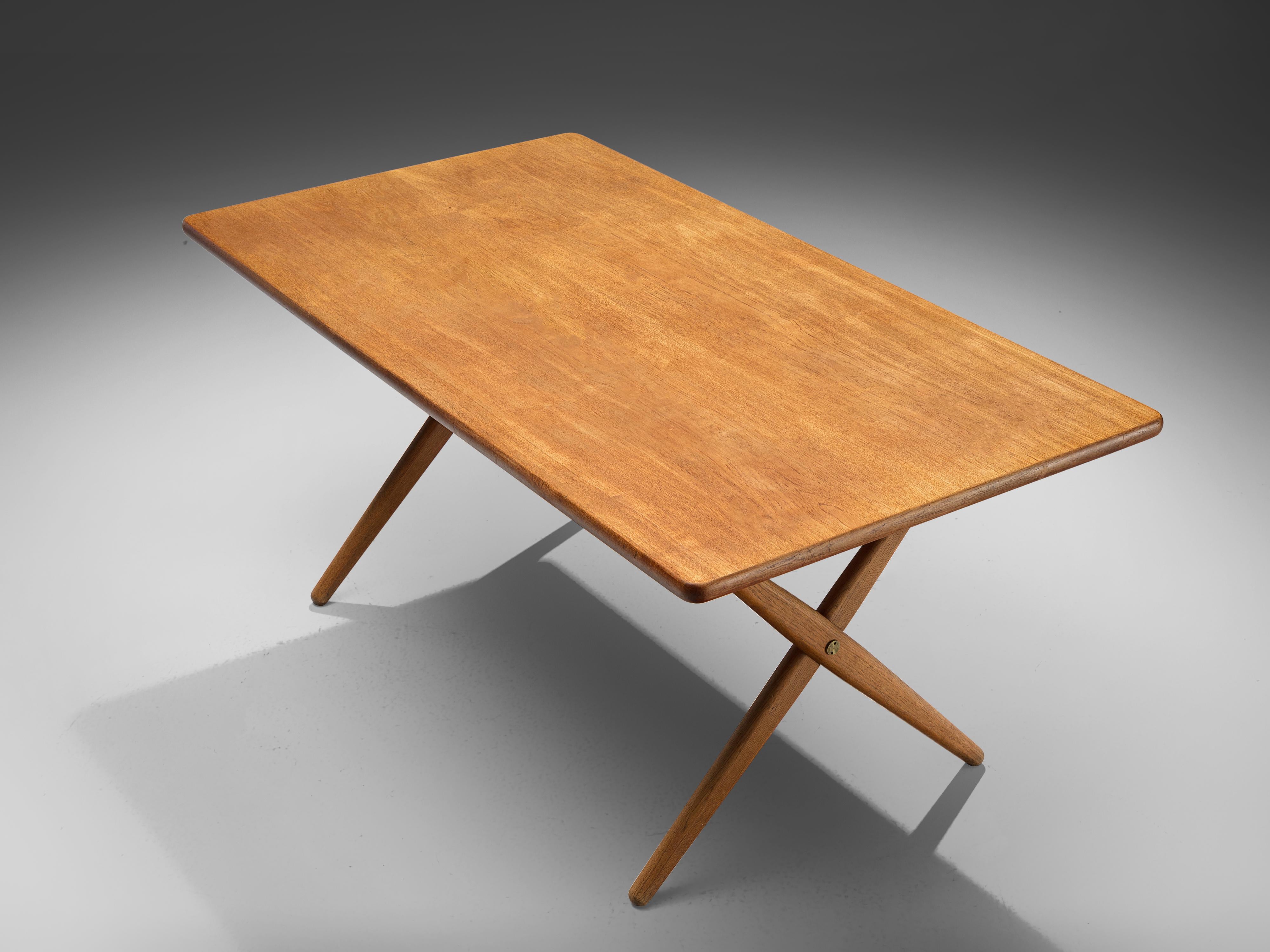 Oak Hans J. Wegner for Andreas Tuck Table Model AT-303