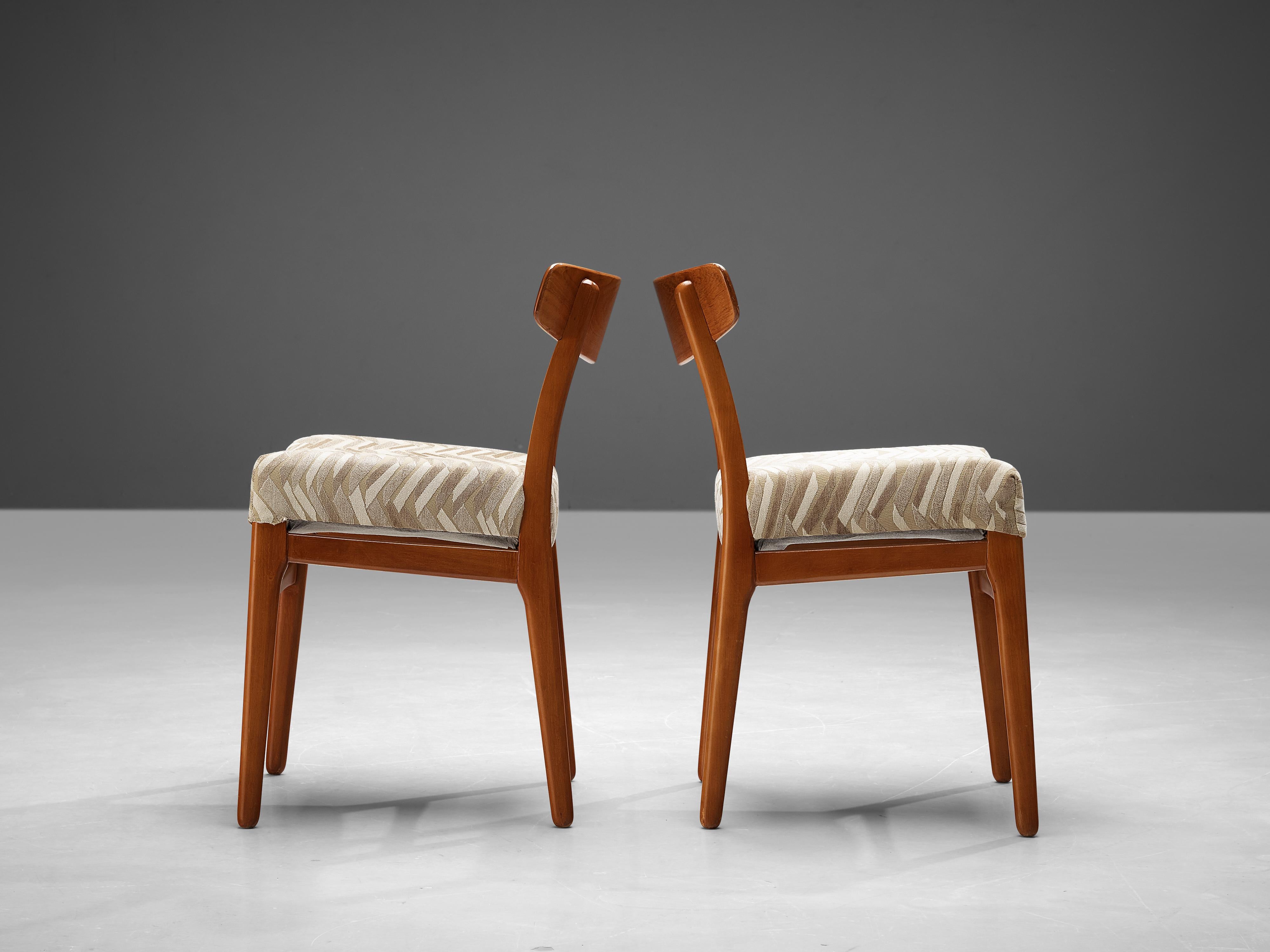 Danish Hans J. Wegner for Carl Hansen Pair of Chairs in Oak 