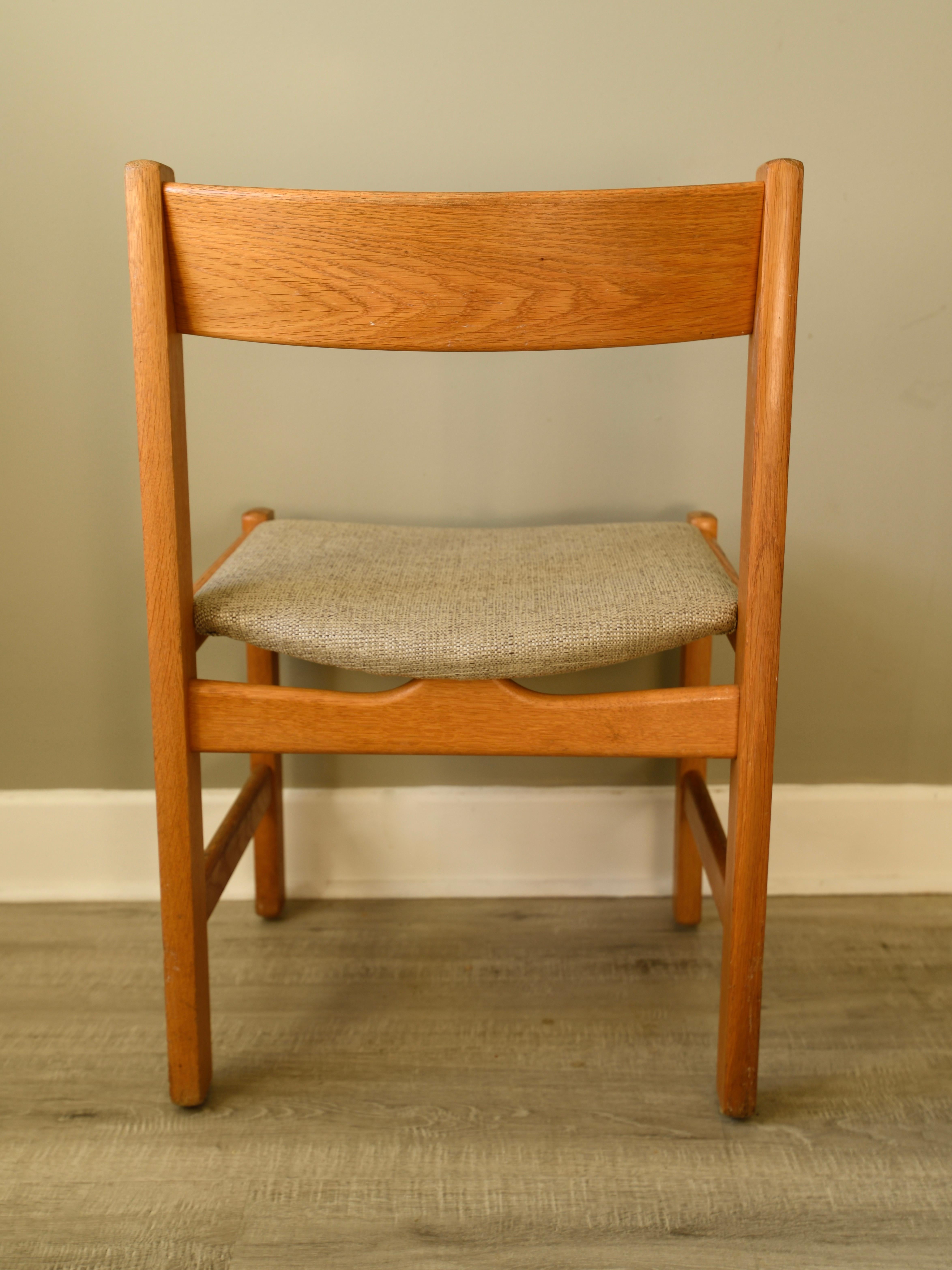 Hans J Wegner for GETAMA Light Oak Chair 1