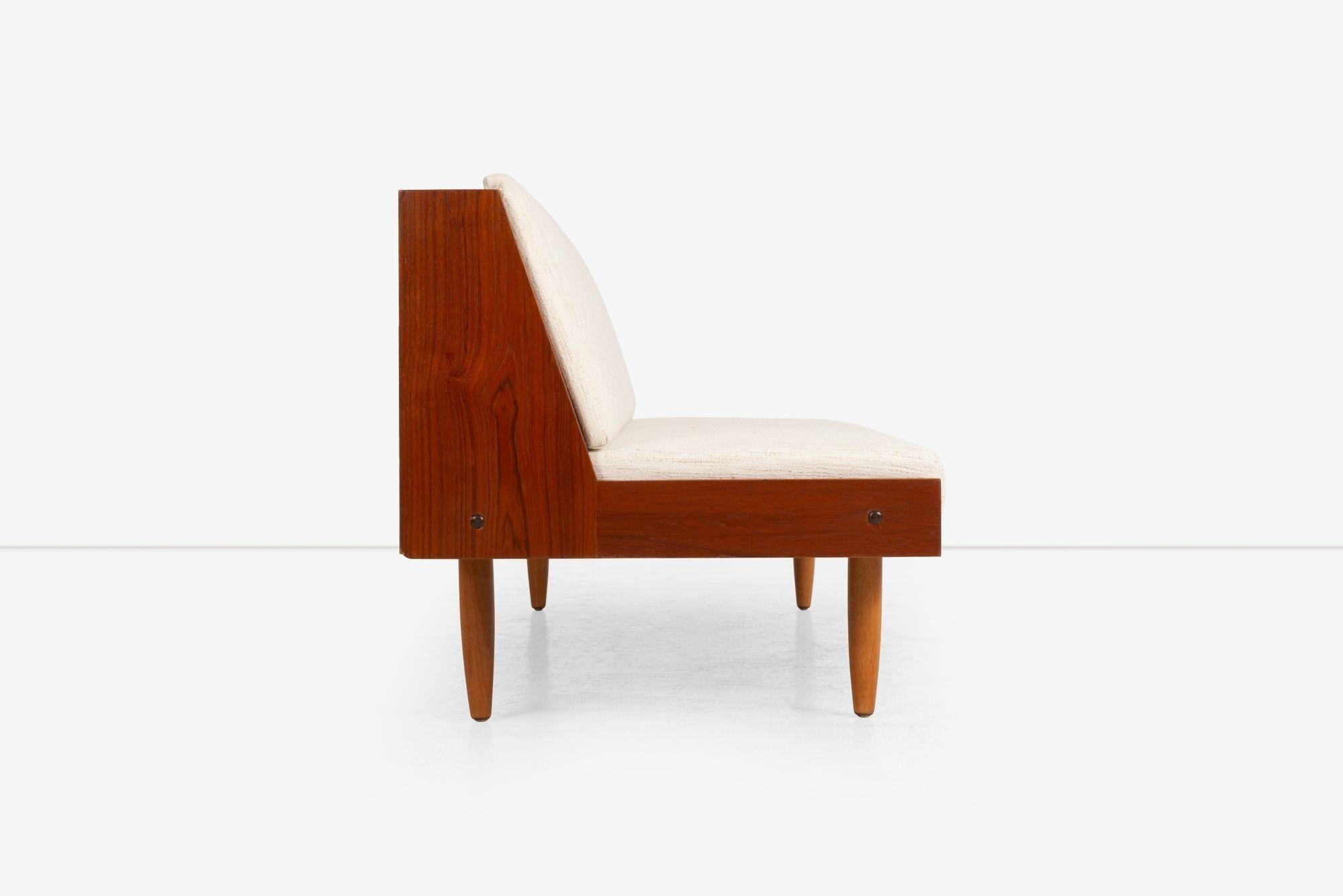 Danish Hans J. Wegner for Getama – Model GE6 Teak Daybed, Denmark, 1960 For Sale