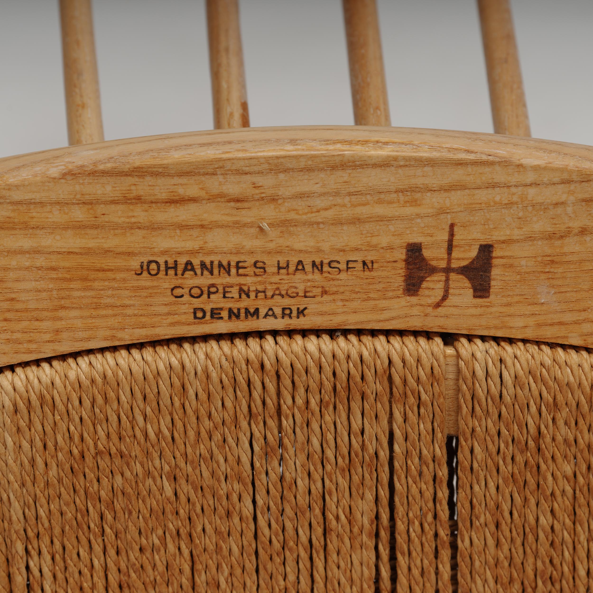 Hans J Wegner For Johannes Hansen Peacock Chair 1960s At 1stDibs