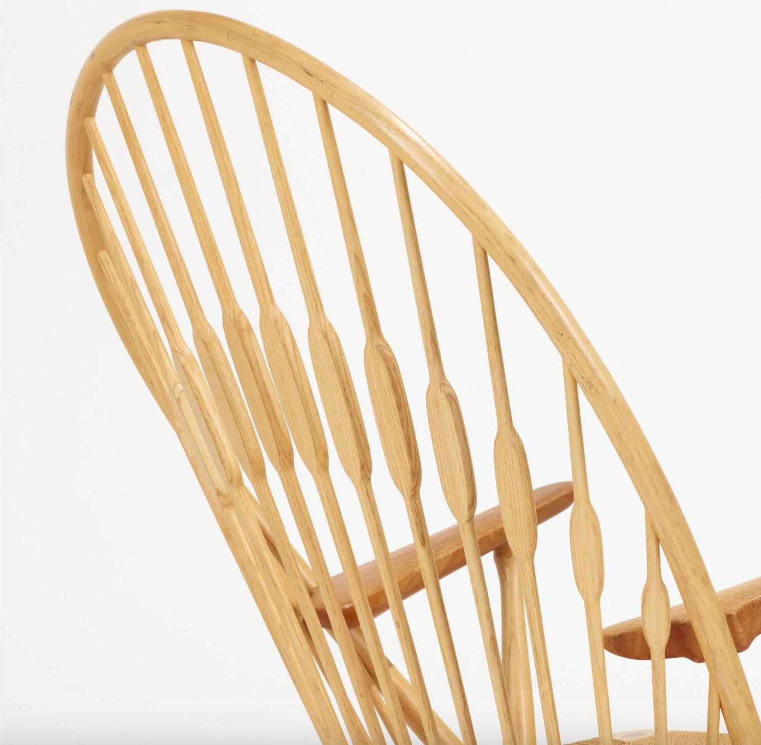 Danish Hans J. Wegner for Johannes Hansen Peacock Chair For Sale