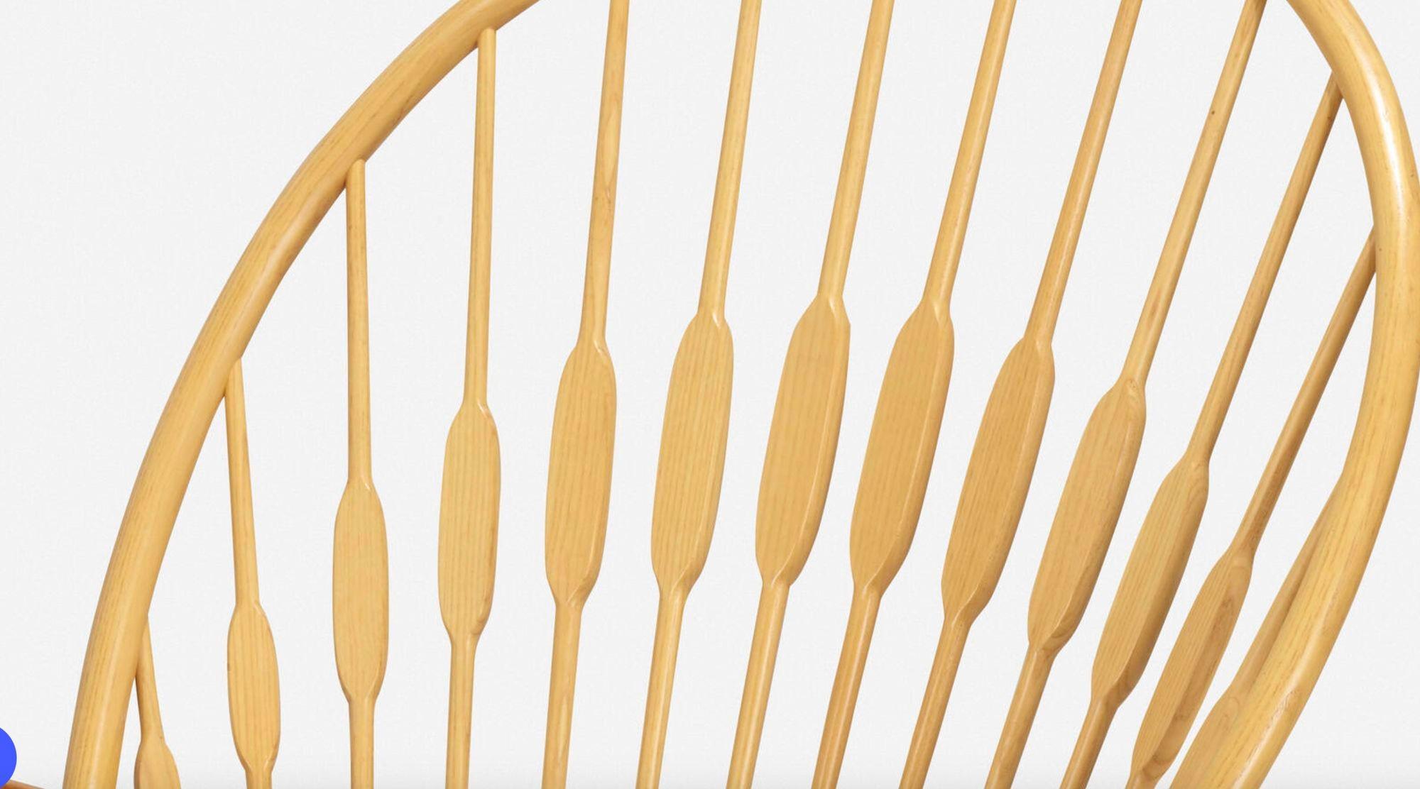 Hans J. Wegner for Johannes Hansen Peacock Chair For Sale 2