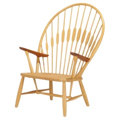 Vintage Hans J. Wegner for Johannes Hansen Peacock Chair