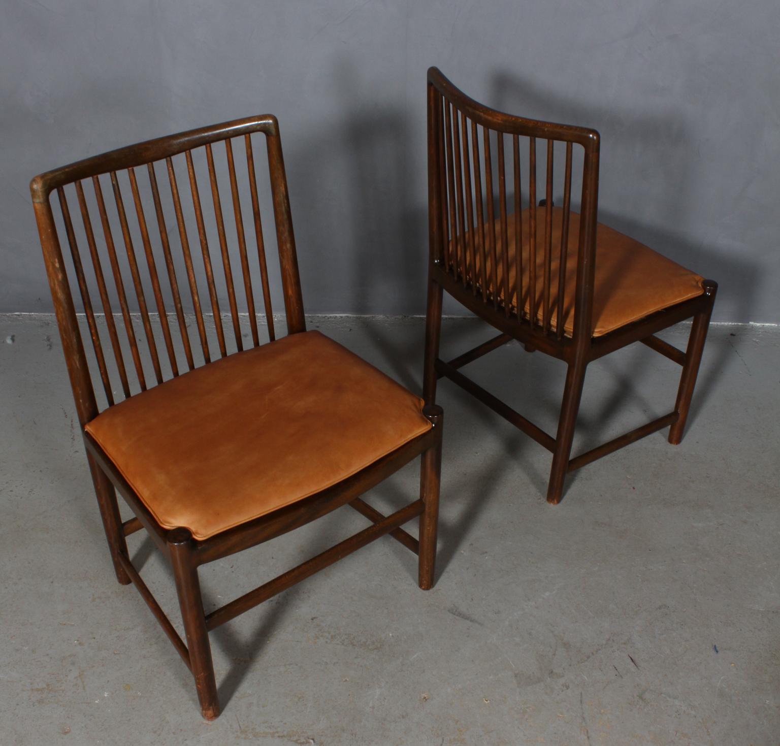 Hans J. Wegner Four Chairs In Good Condition In Esbjerg, DK