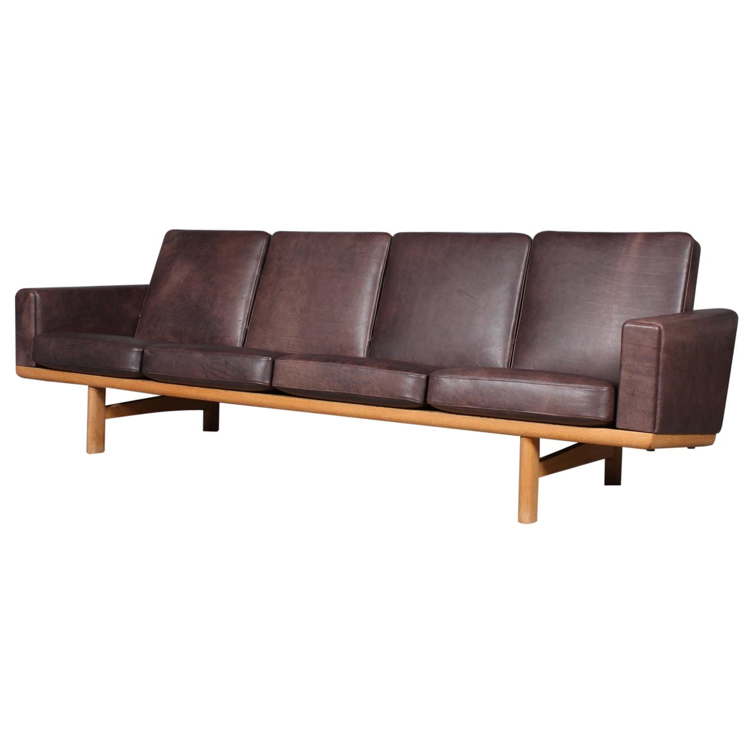 Hans J. Wegner Four-Seat Sofa For Sale