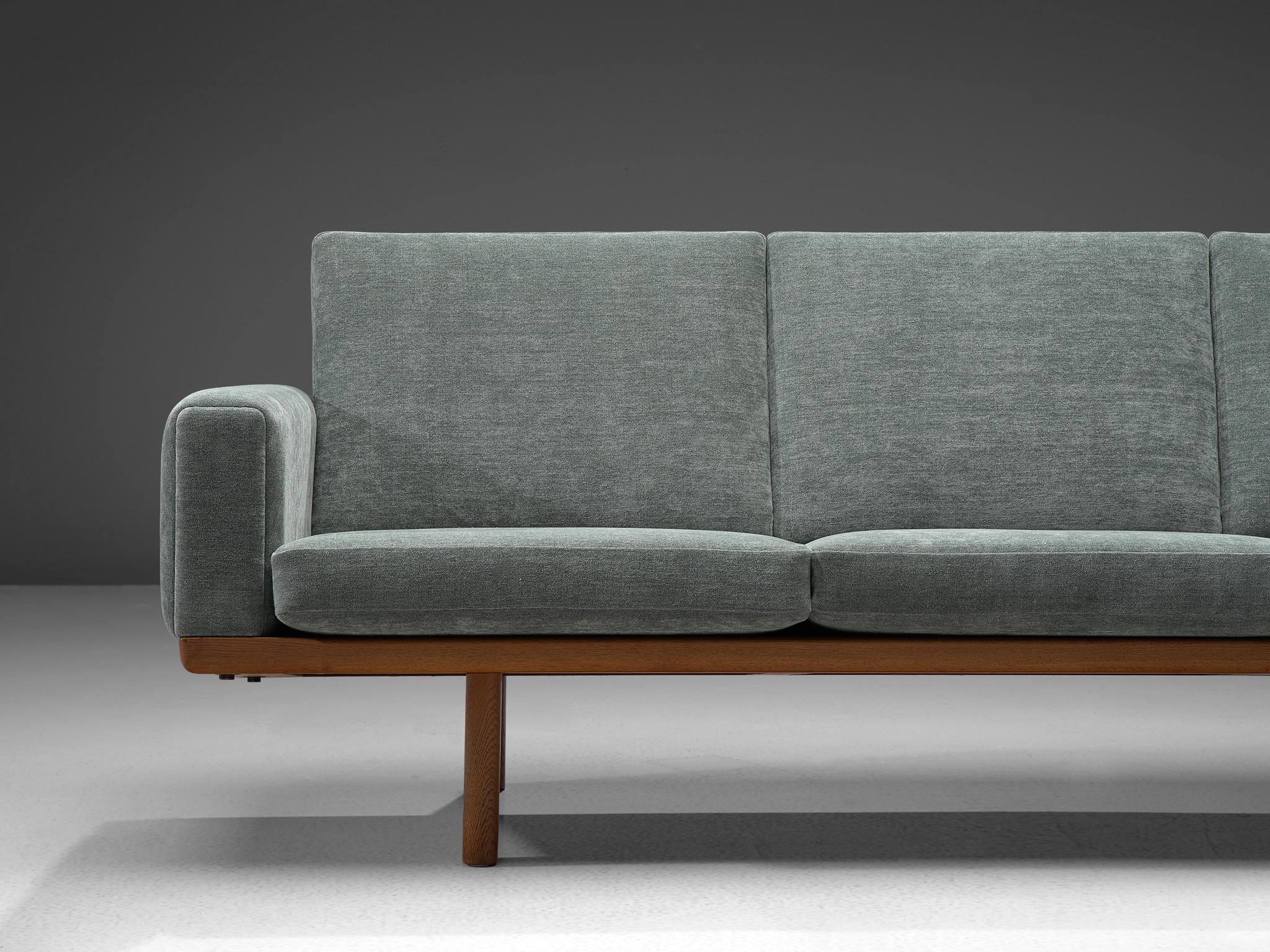 Danish Hans J. Wegner 'GE-236/3' Three Seat Sofa  For Sale