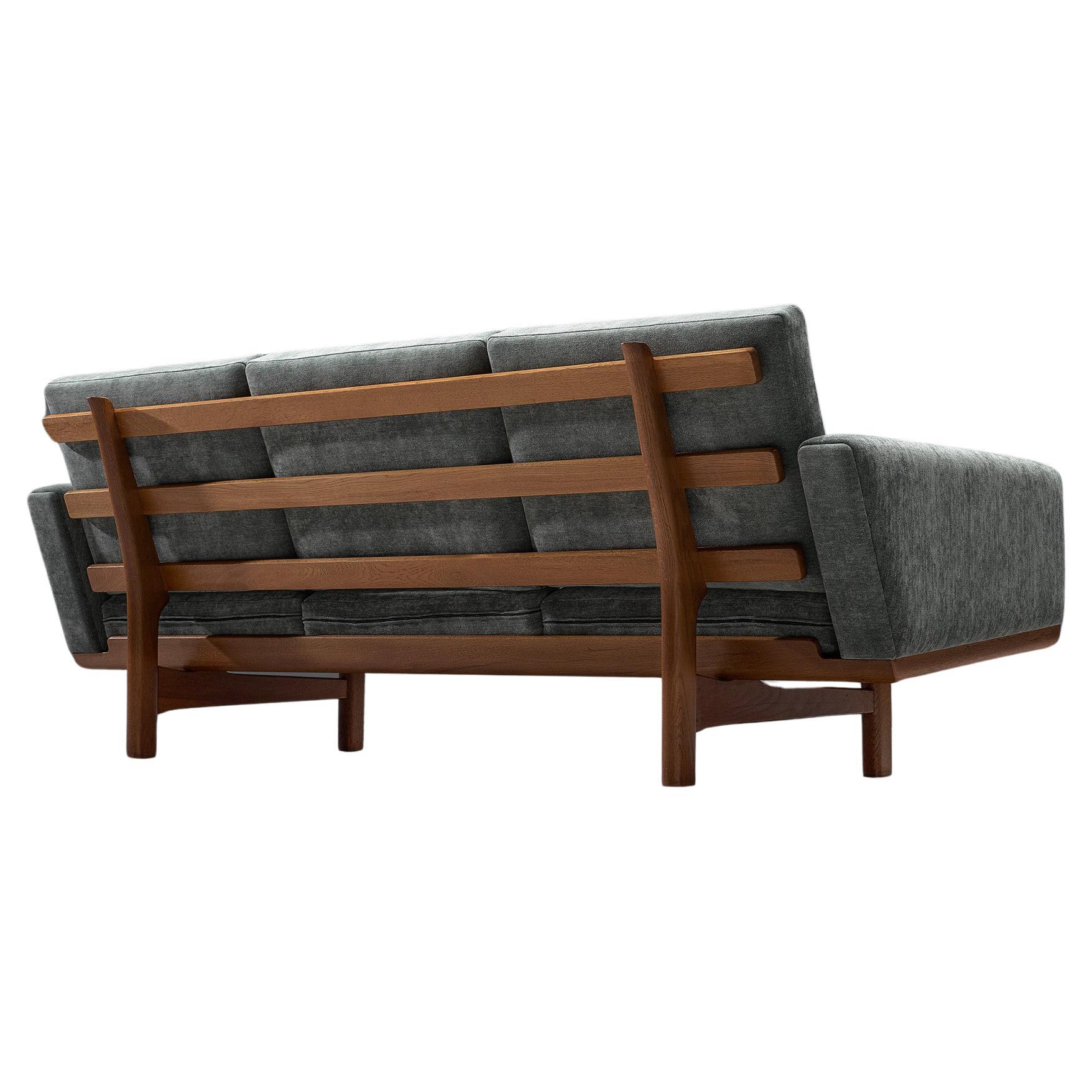 Hans J. Wegner 'GE-236/3' Three Seat Sofa  For Sale