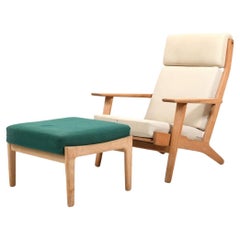 Hans J. Wegner GE-290 Highback Lounge Chair 1950s