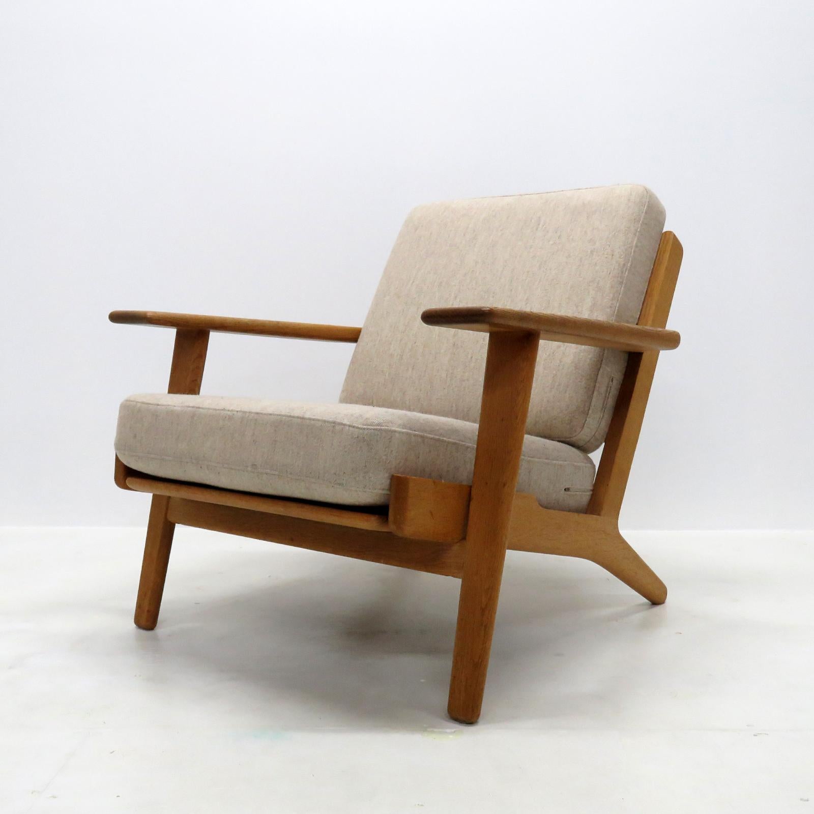Danish Hans J. Wegner GE 290 Lounge Chair, 1950