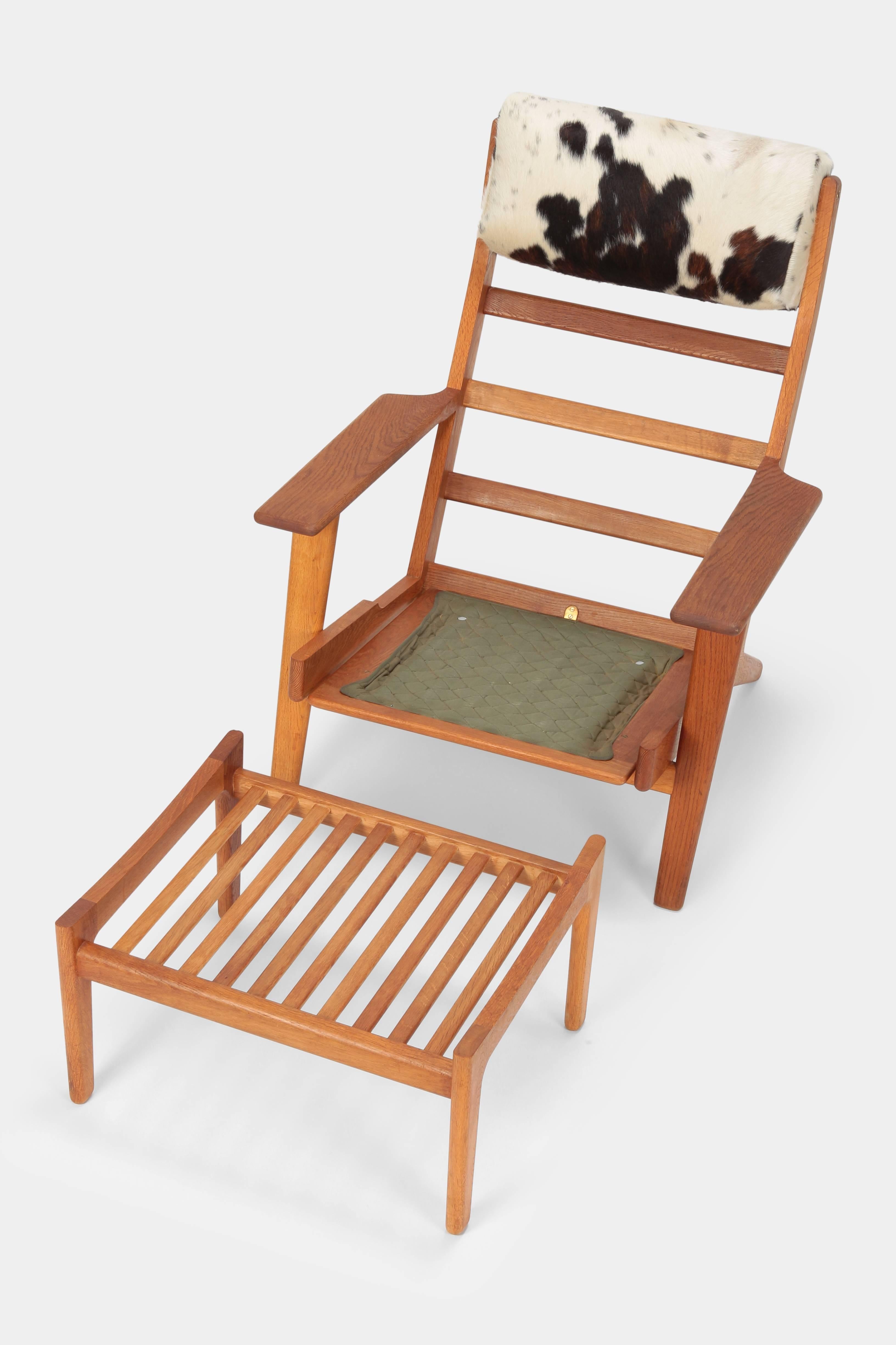 Hans J. Wegner GE-290 Lounge Chair GETAMA 1960s For Sale 1