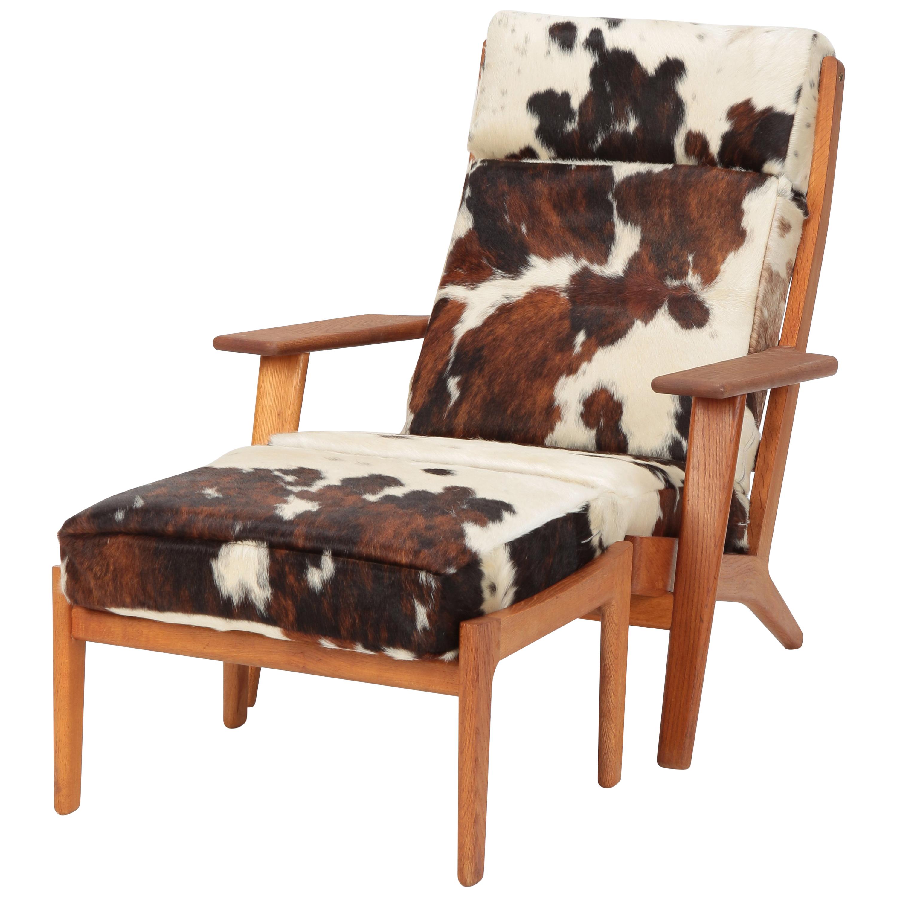 Hans J. Wegner GE-290 Lounge Chair GETAMA 1960s For Sale