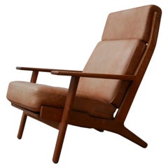 Hans J Wegner GE-290 Oak Midcentury Armchair