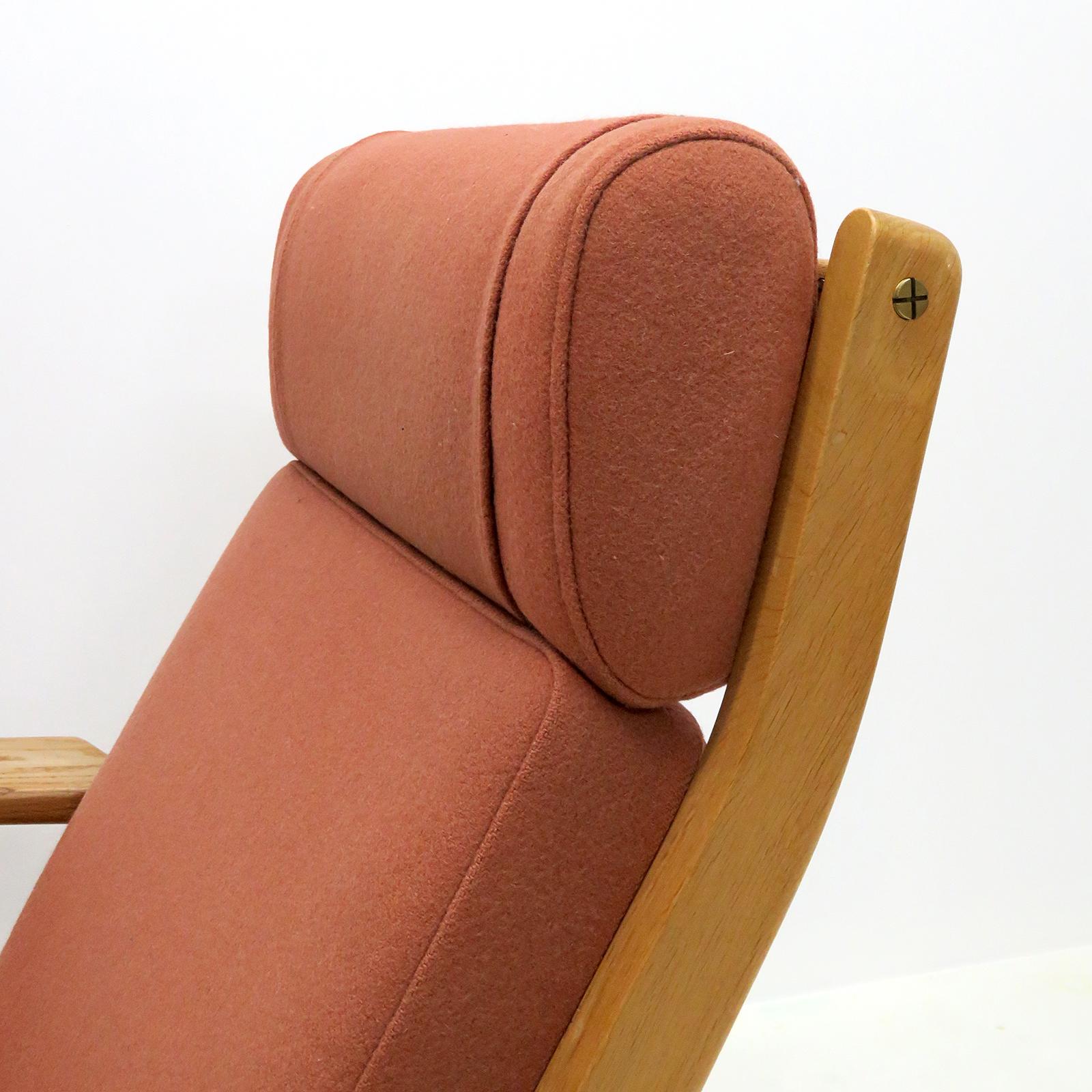 Danish Hans J. Wegner GE 290A High Back Lounge Chair, 1950 For Sale