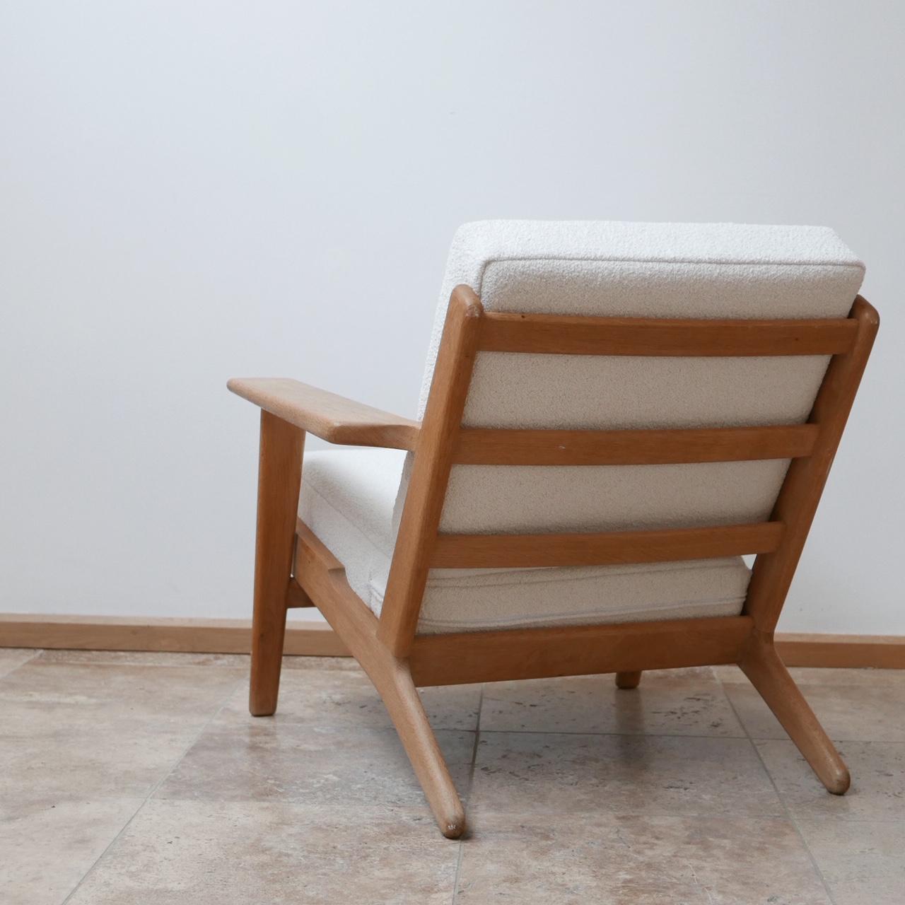 Oak Hans J Wegner GE290 Lounge Armchair