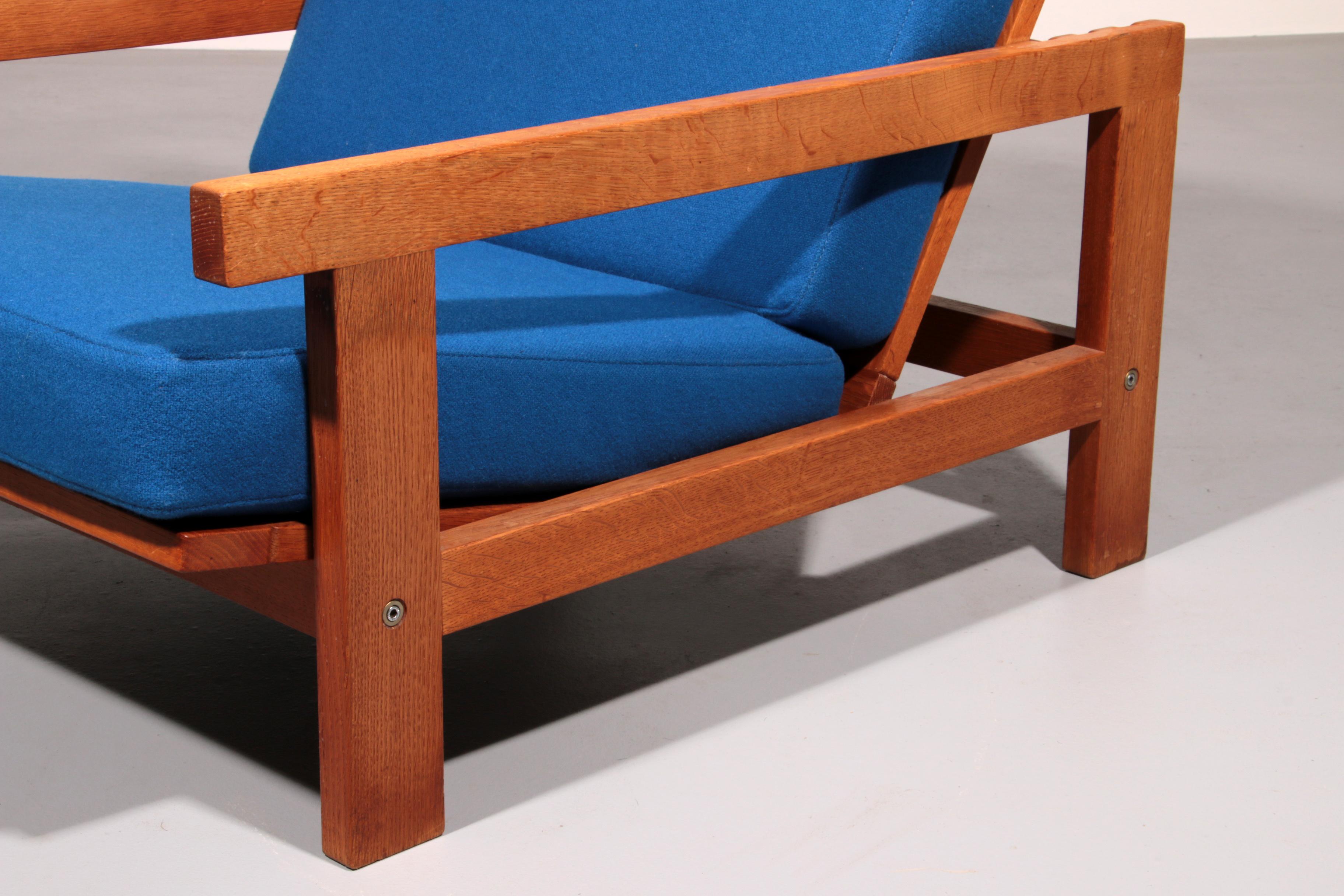 Hans J. Wegner GE421 Sillón Relax Roble Getama con respaldo ajustable en venta 5