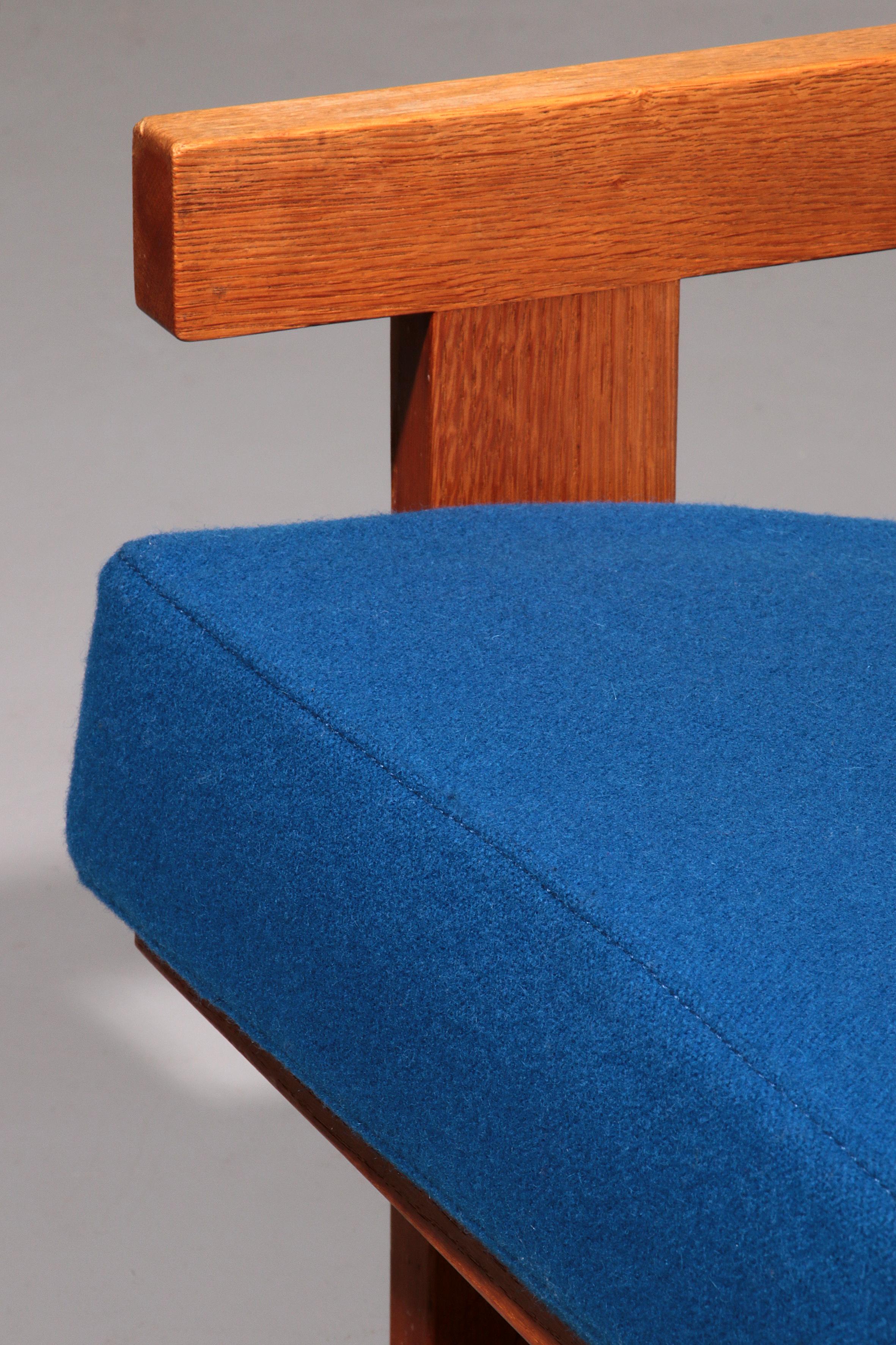 Hans J. Wegner GE421 Sillón Relax Roble Getama con respaldo ajustable en venta 6