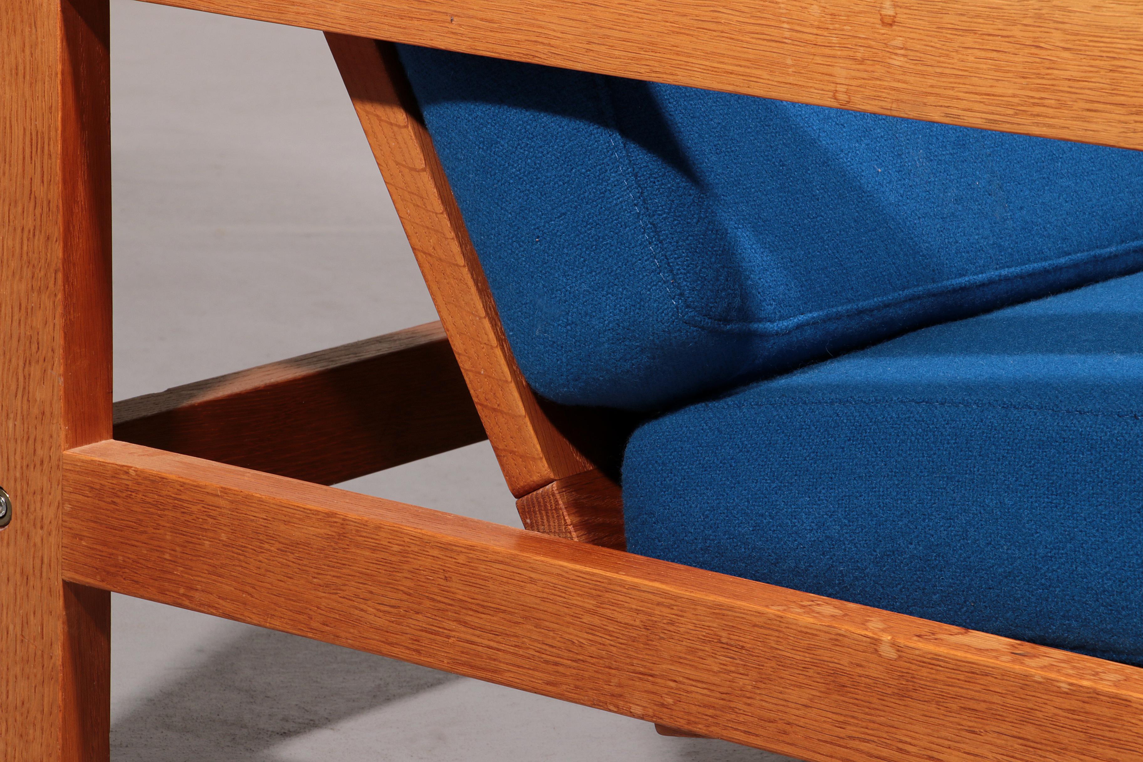 Hans J. Wegner GE421 Sillón Relax Roble Getama con respaldo ajustable en venta 8