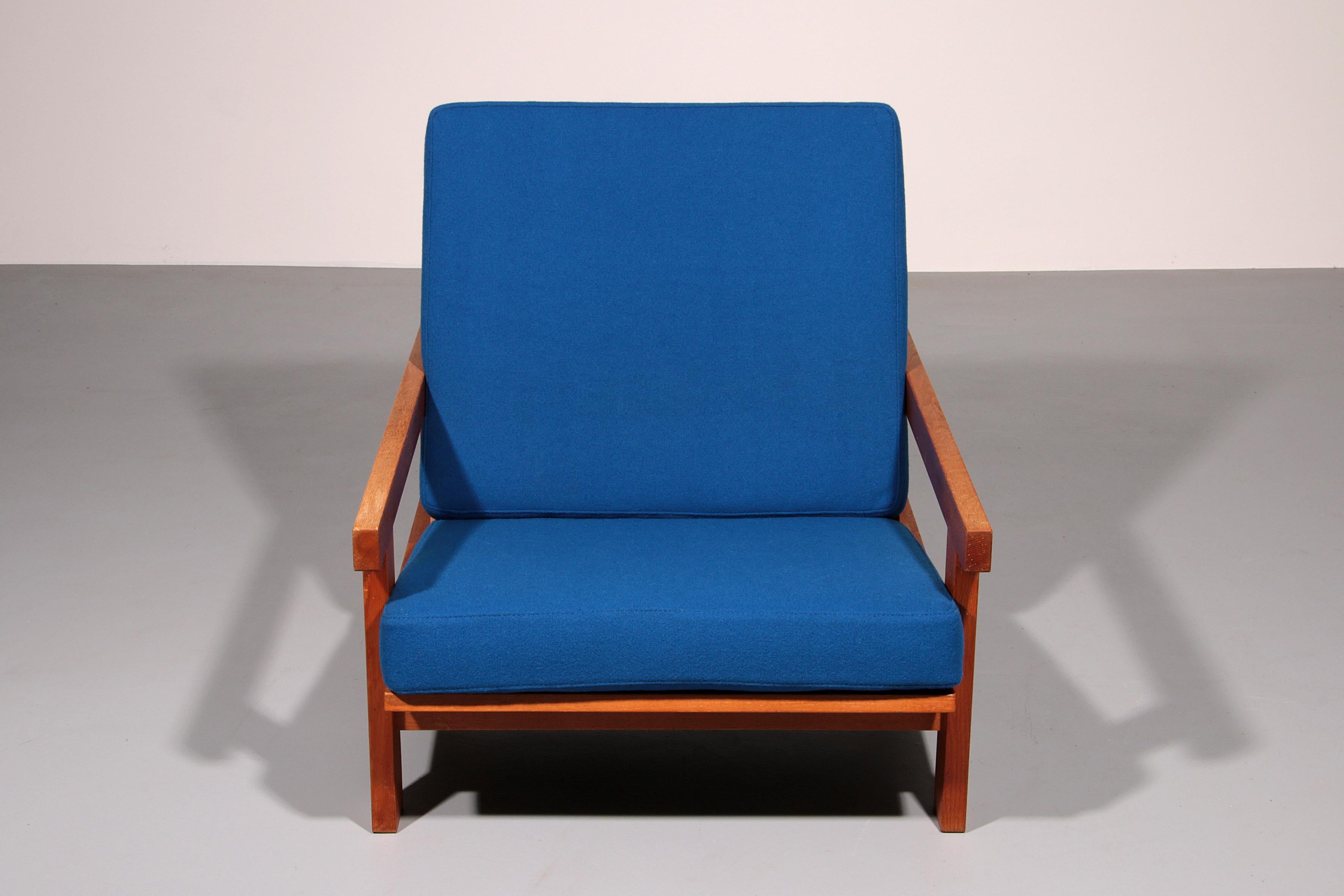 Hans J. Wegner GE421 Sillón Relax Roble Getama con respaldo ajustable Danés en venta