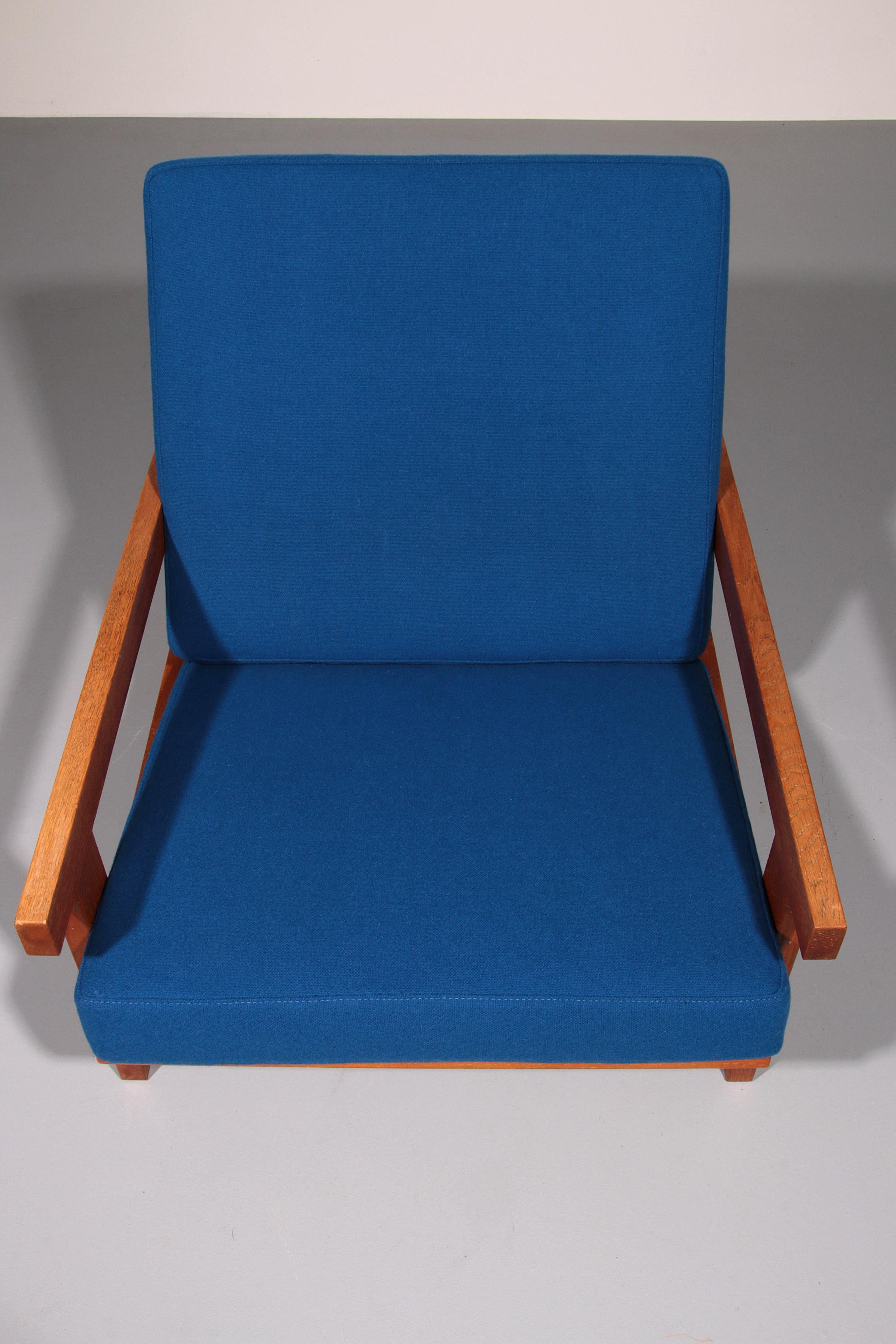 Hans J. Wegner GE421 Sillón Relax Roble Getama con respaldo ajustable en venta 1