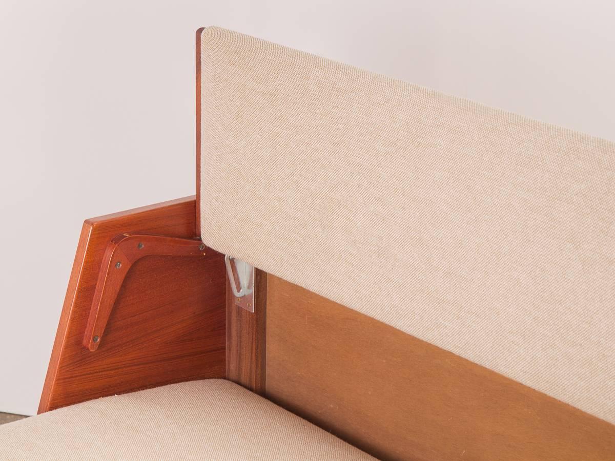 Sofá-cama Hans J. Wegner GE6 para GETAMA Escandinavo moderno en venta