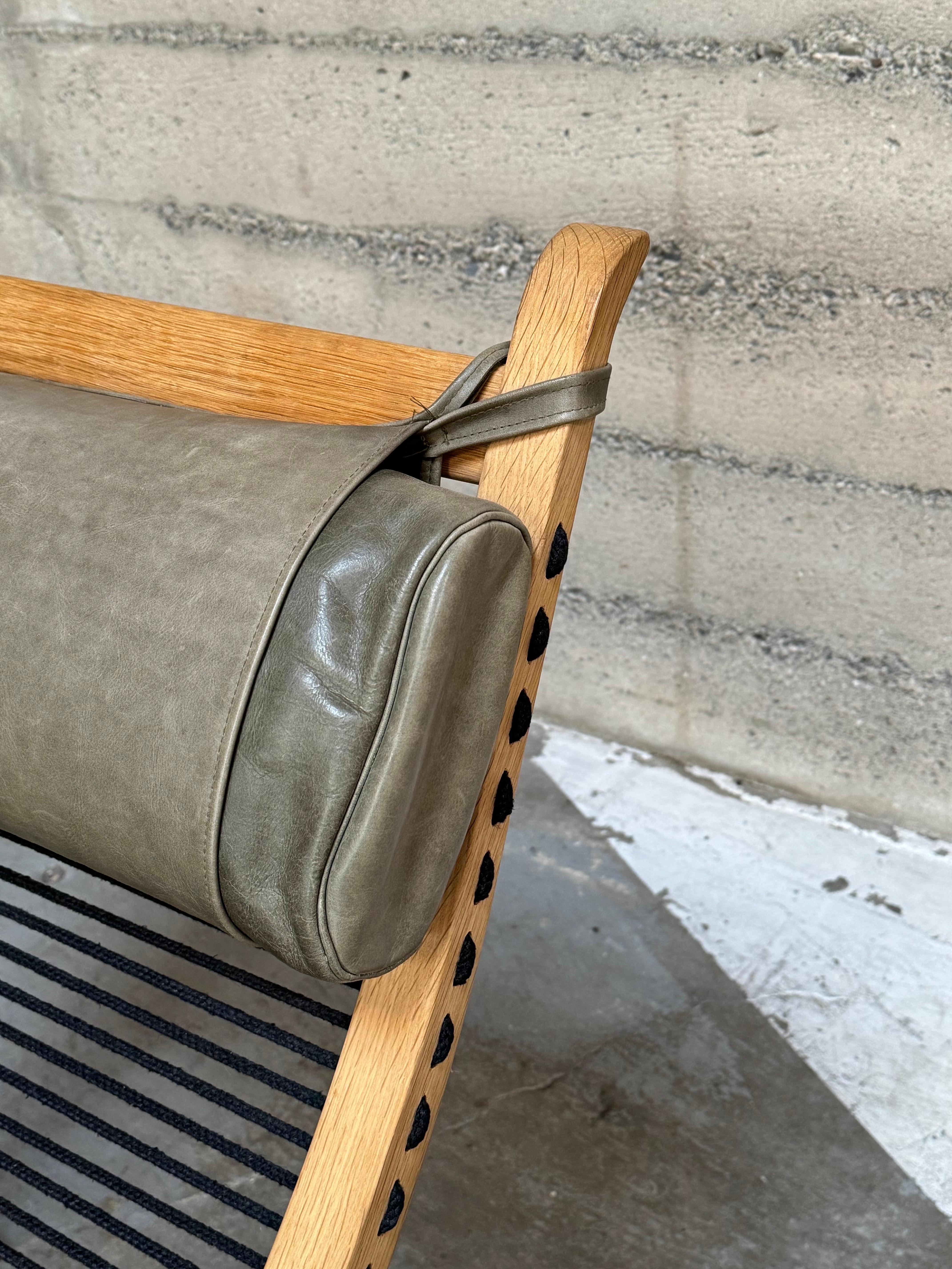 Contemporary Hans J. Wegner Halyard Deckchair in Oak