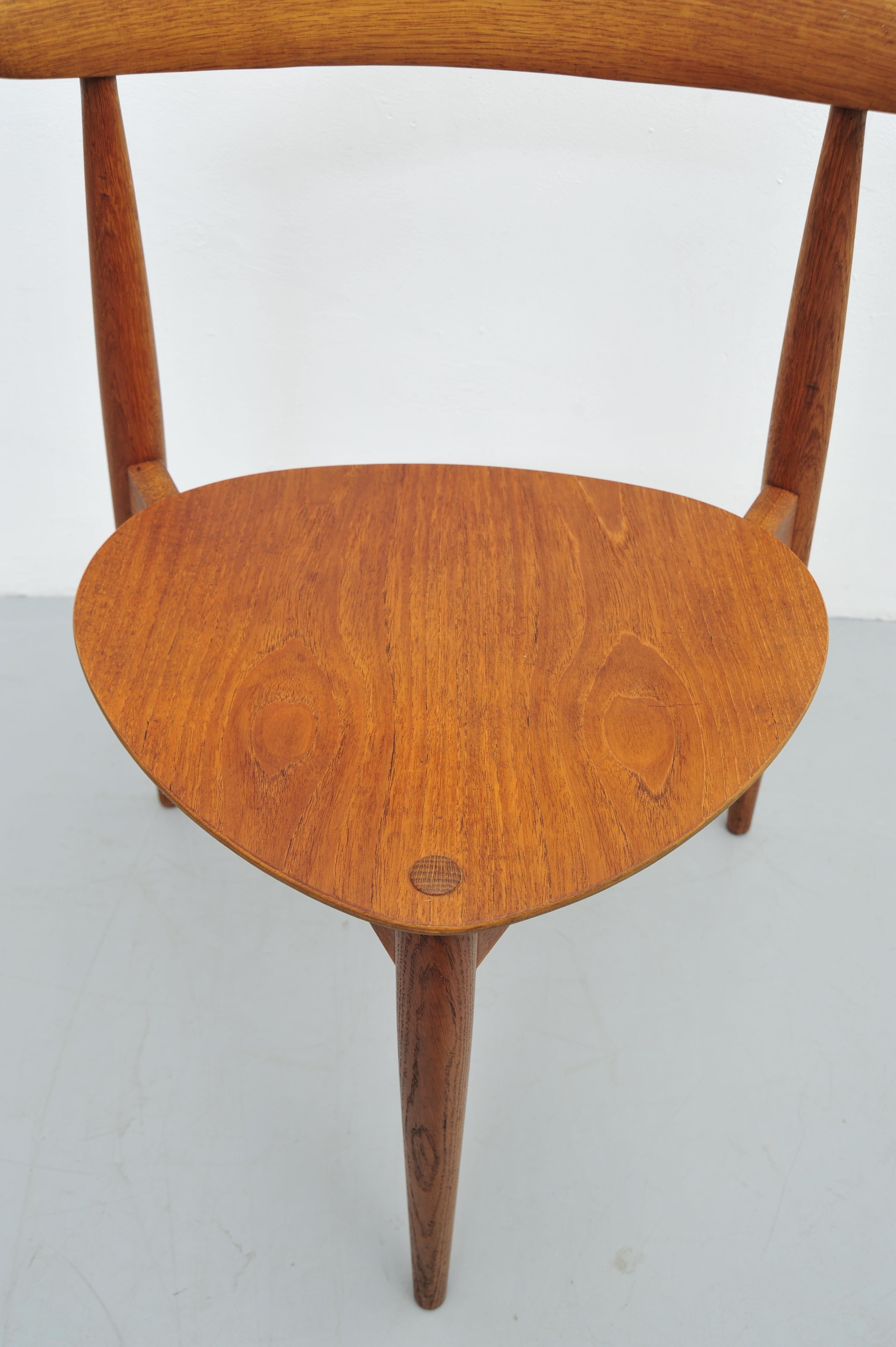 Hans J. Wegner Sedia Cuore FH4104 Eichenholz 1952 in vendita 6
