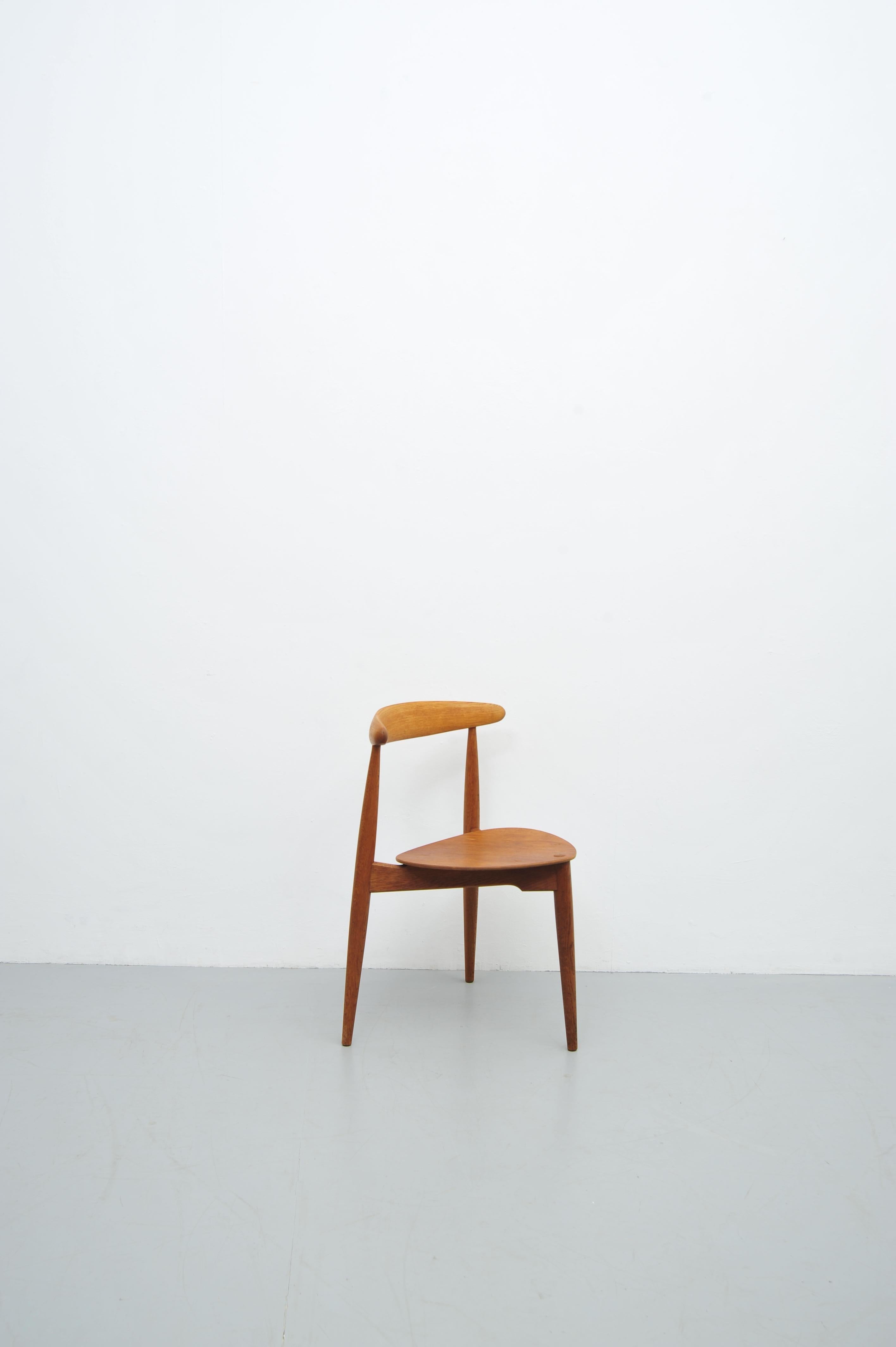 Danese Hans J. Wegner Sedia Cuore FH4104 Eichenholz 1952 in vendita