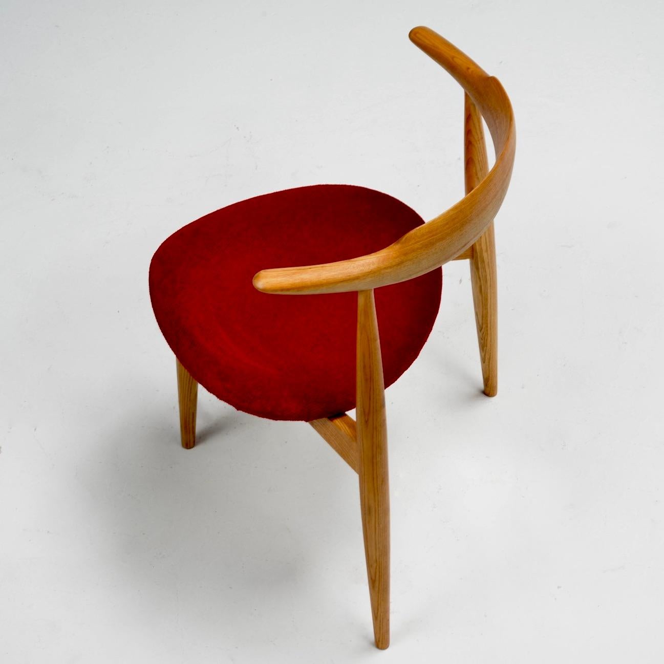 Hans J. Wegner Heart Chair For Sale 1