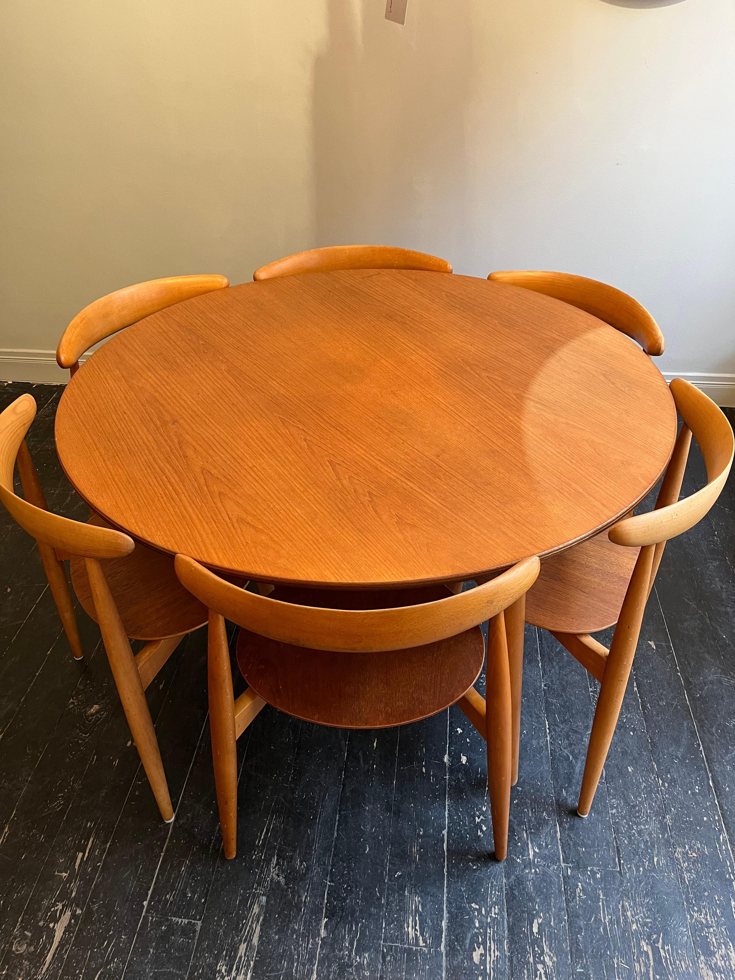 hans wegner heart table