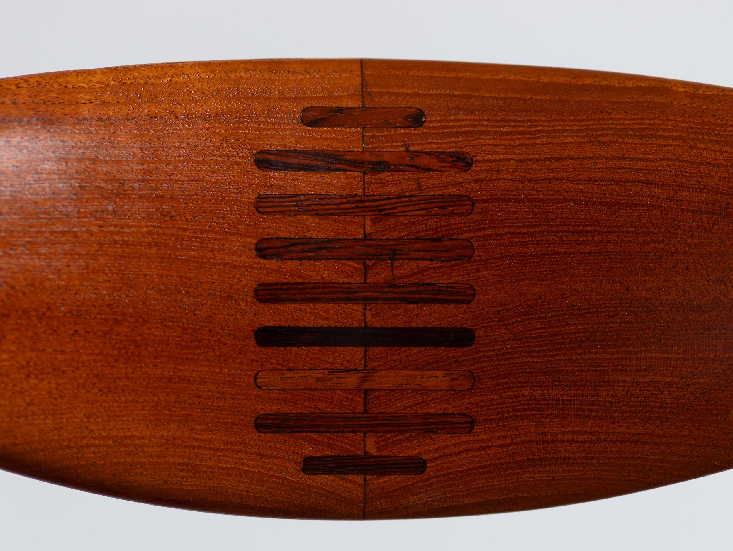 Canna Hans J. Wegner JH-505 Sedie in teak e canna - Set di sei sedie in vendita