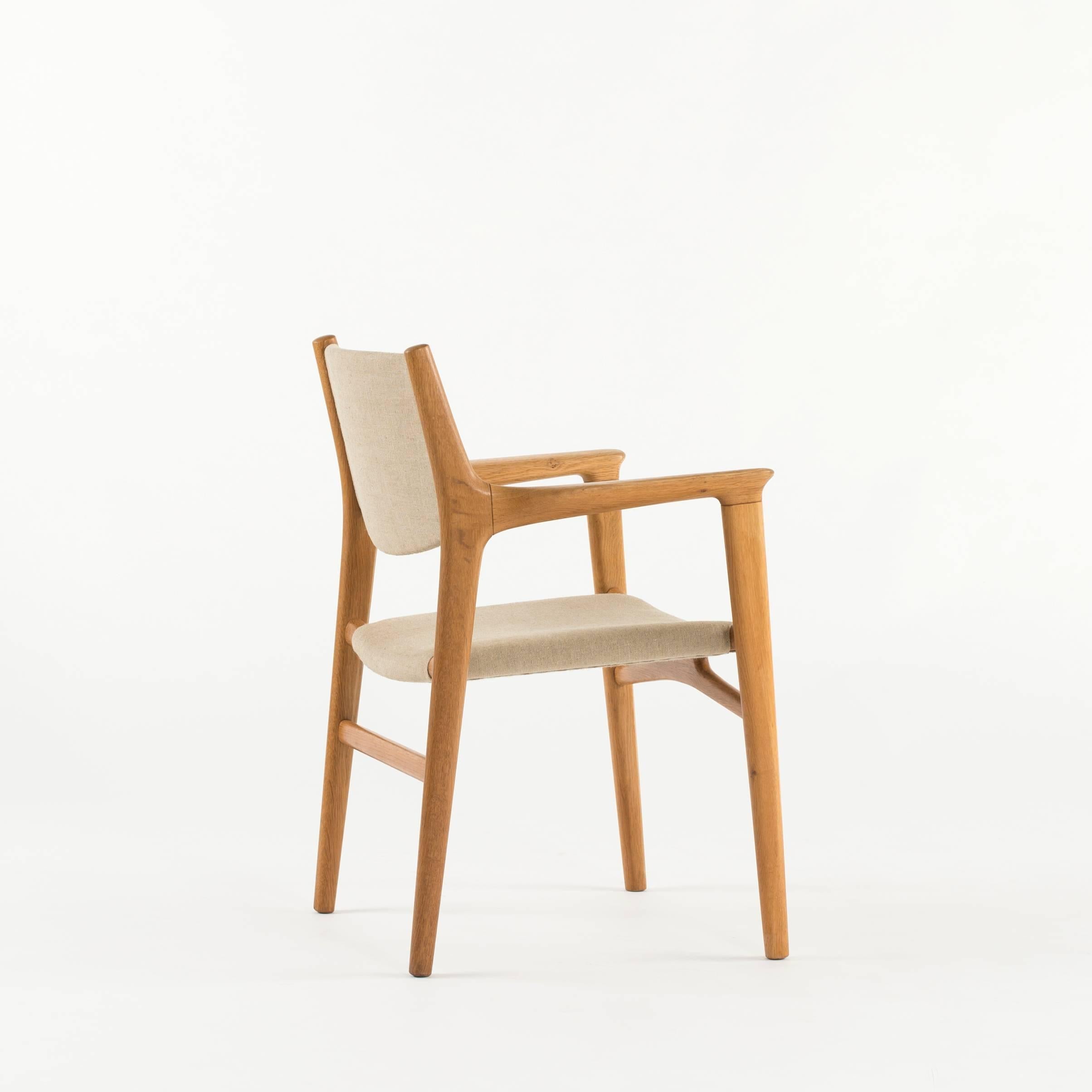 Scandinave moderne Fauteuil Hans J. Wegner Jh-515 pour Johannes Hansen en vente