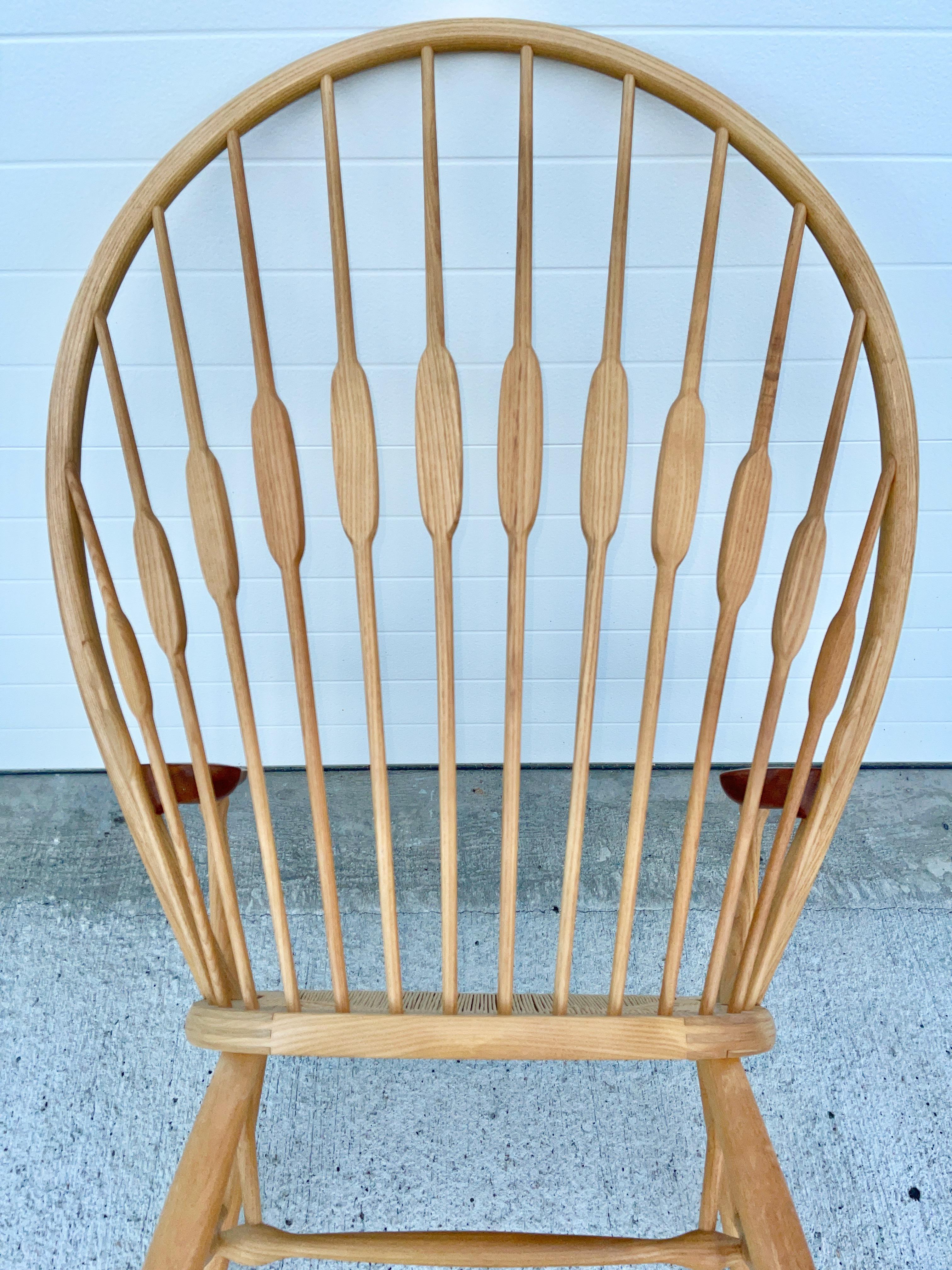 Hans J. Wegner JH-550 Peacock Chair pour Johannes Hansen, 1960 Danemark  en vente 5