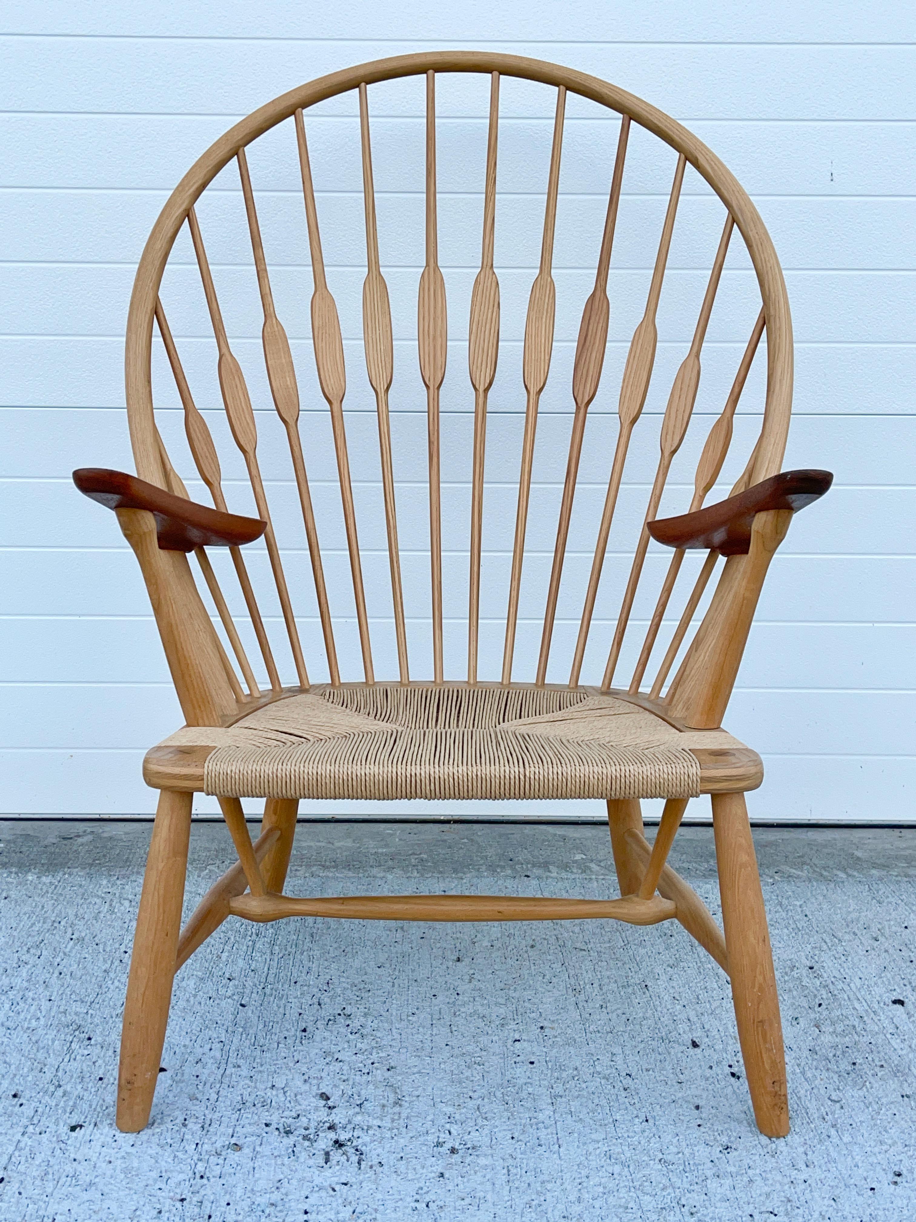 Hans J. Wegner JH-550 Peacock Chair pour Johannes Hansen, 1960 Danemark  en vente 9