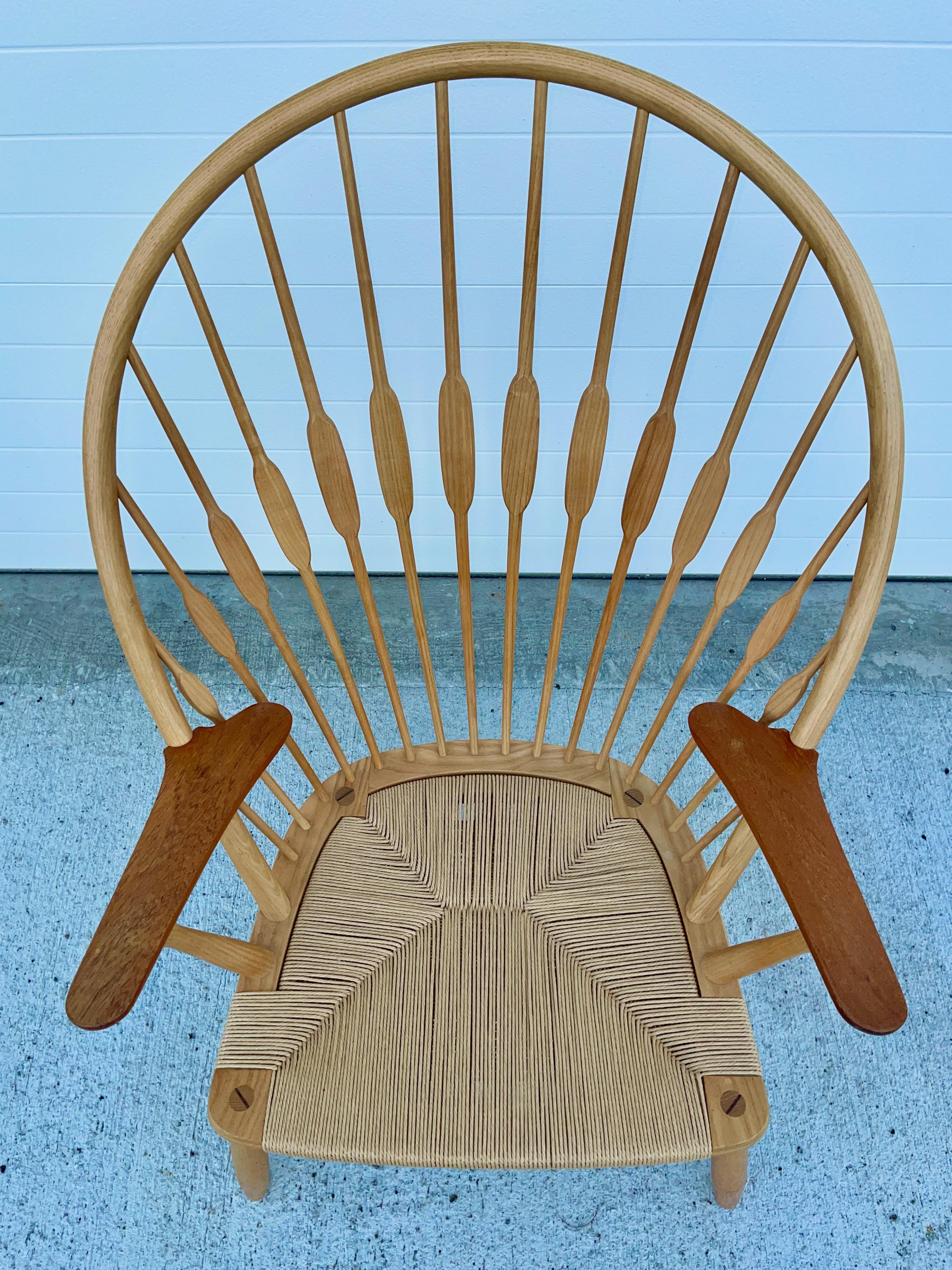 Mid-Century Modern Hans J. Wegner JH-550 Peacock Chair for Johannes Hansen, 1960 Denmark  For Sale