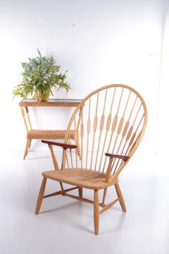 Sedia Hans J. Wegner JH-550 Peacock per Hansen, 1960 Danimarca