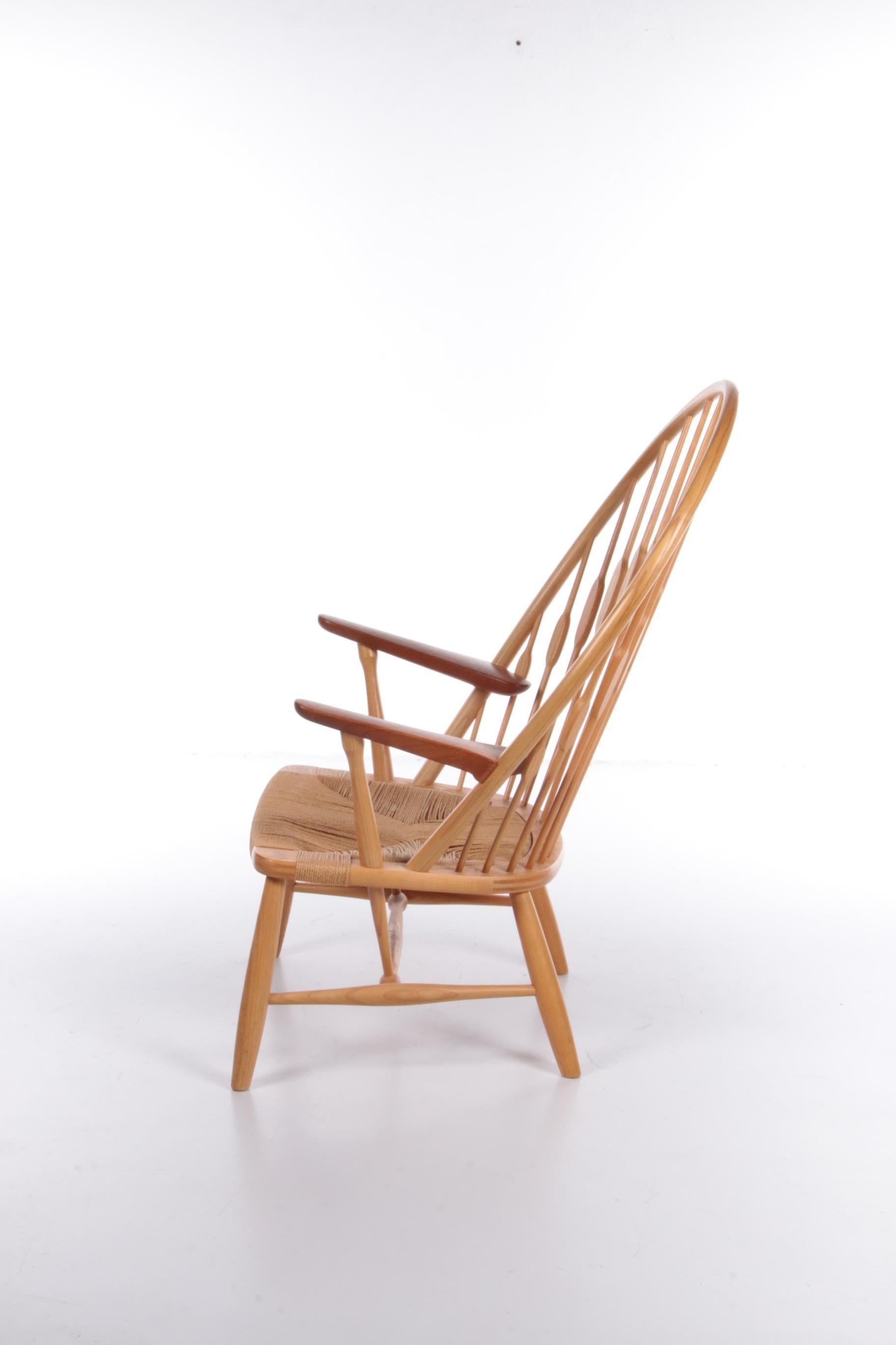 Mid-Century Modern Hans J. Wegner JH-550 Peacock Chair for Johannes Hansen, 1960 Denmark For Sale