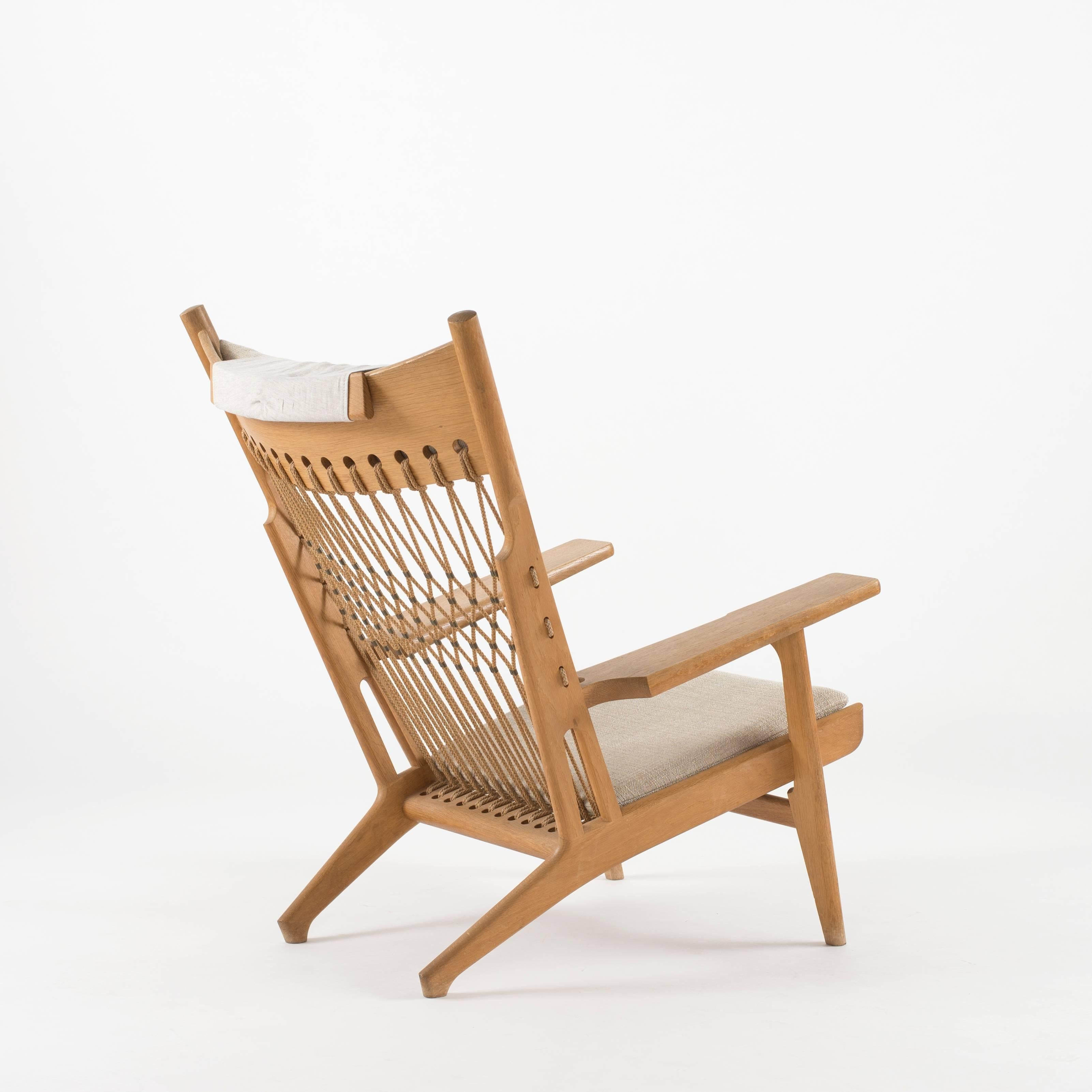 Scandinave moderne Hans J. Wegner JH-719 en chêne pour Johannes Hansen