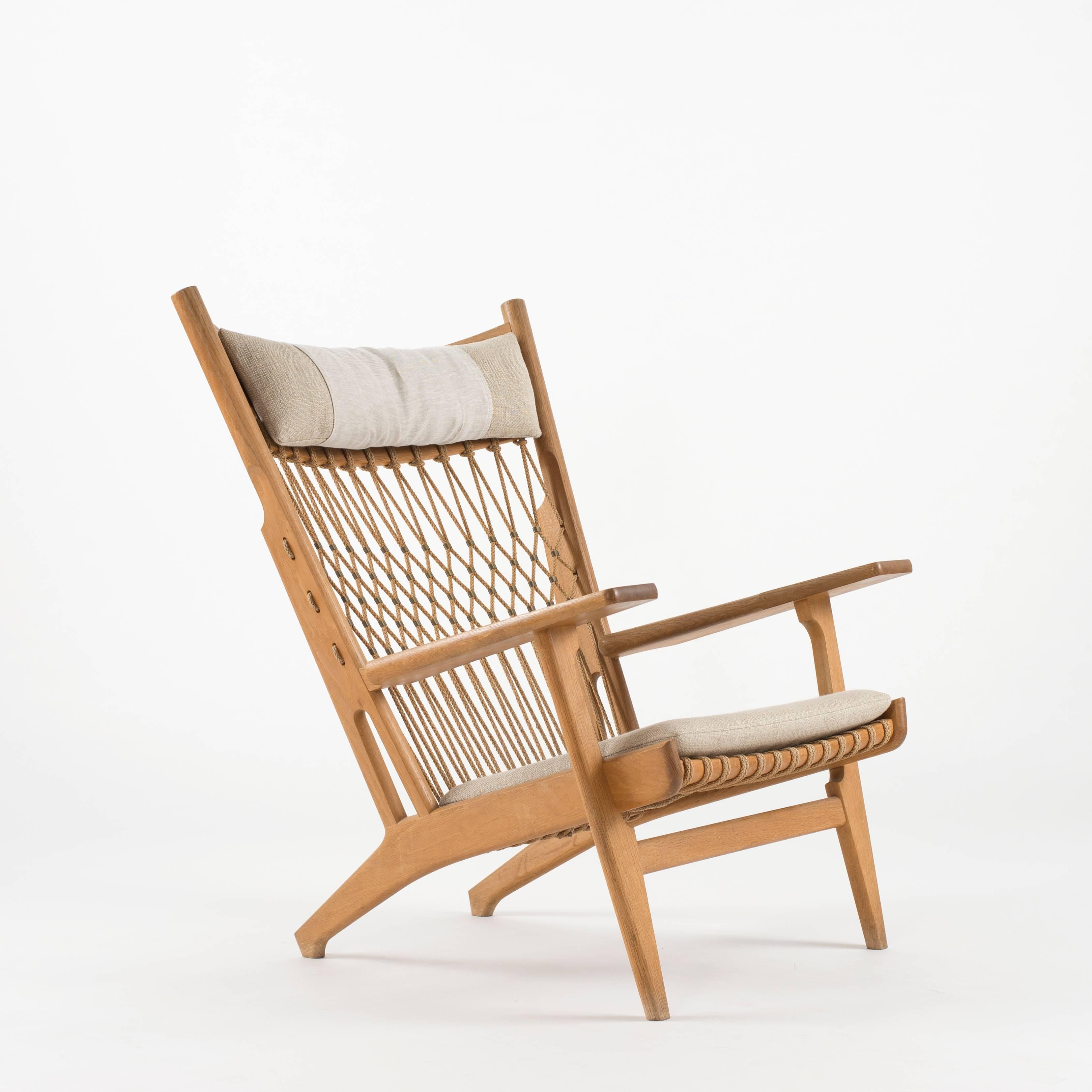 Danois Hans J. Wegner JH-719 en chêne pour Johannes Hansen