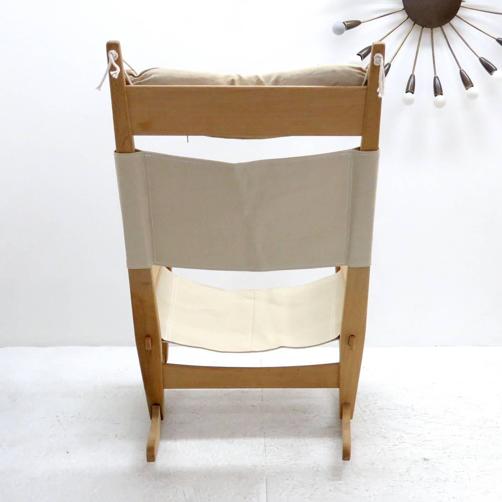 Hans J. Wegner 'Keyhole' Rocking Chair, 1967 In Excellent Condition In Los Angeles, CA