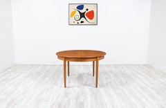 Hans J. Wegner Large Expanding Round Dining Table for Andreas Tuck