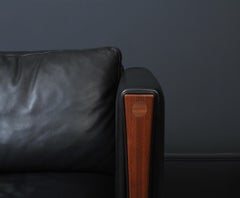 Hans J Wegner Leather Sofa, CH163