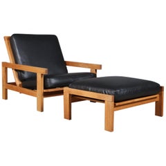 Hans J. Wegner, Lounge Chair and Ottoman