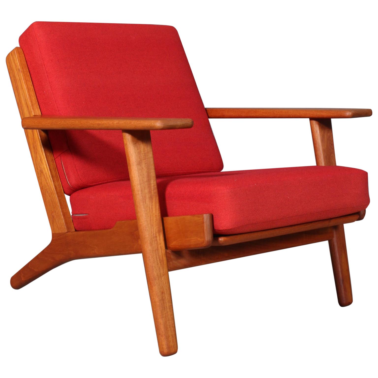 Hans J. Wegner, Lounge Chair, Model 290, Teak