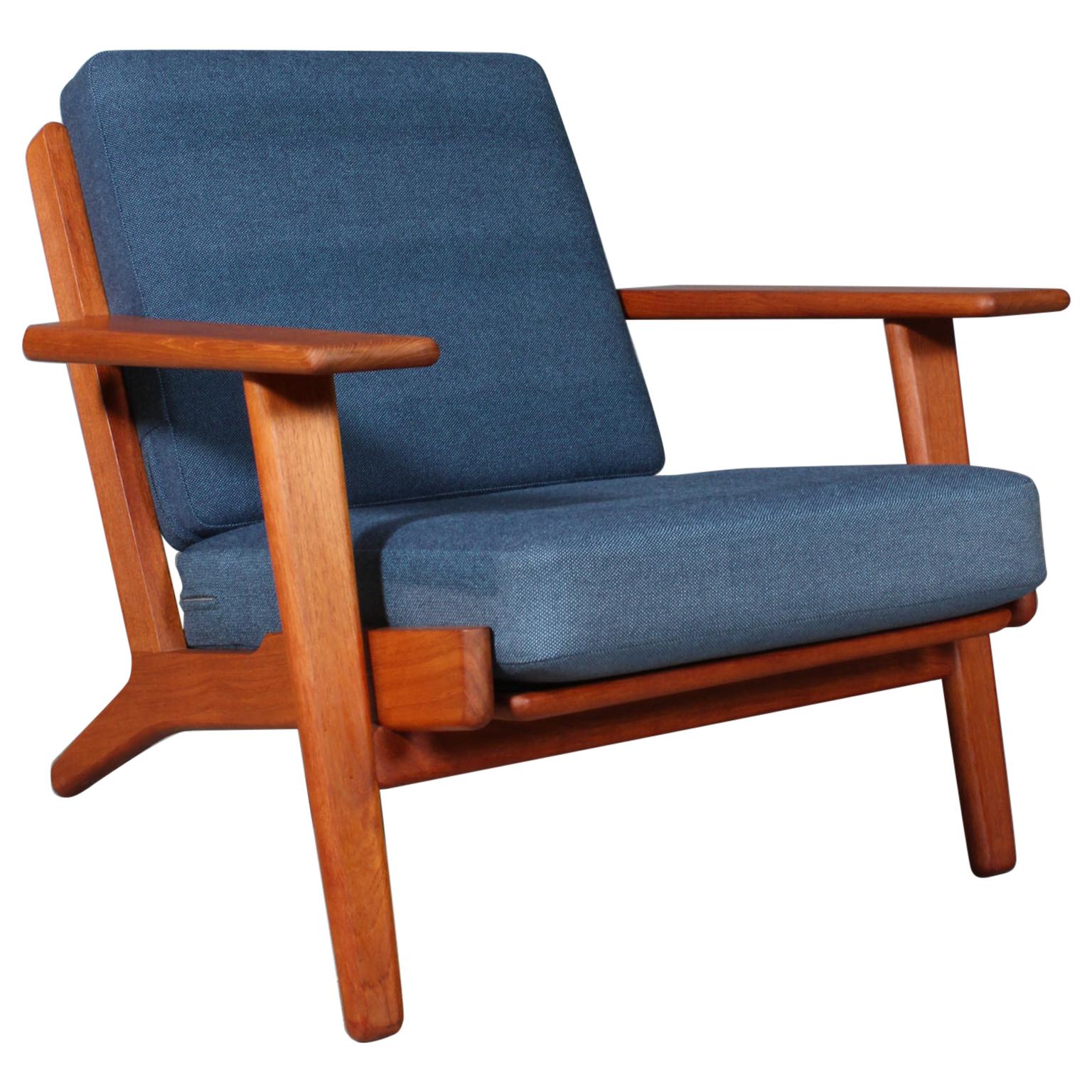 Hans J. Wegner, Lounge Chair, Model 290, Teak