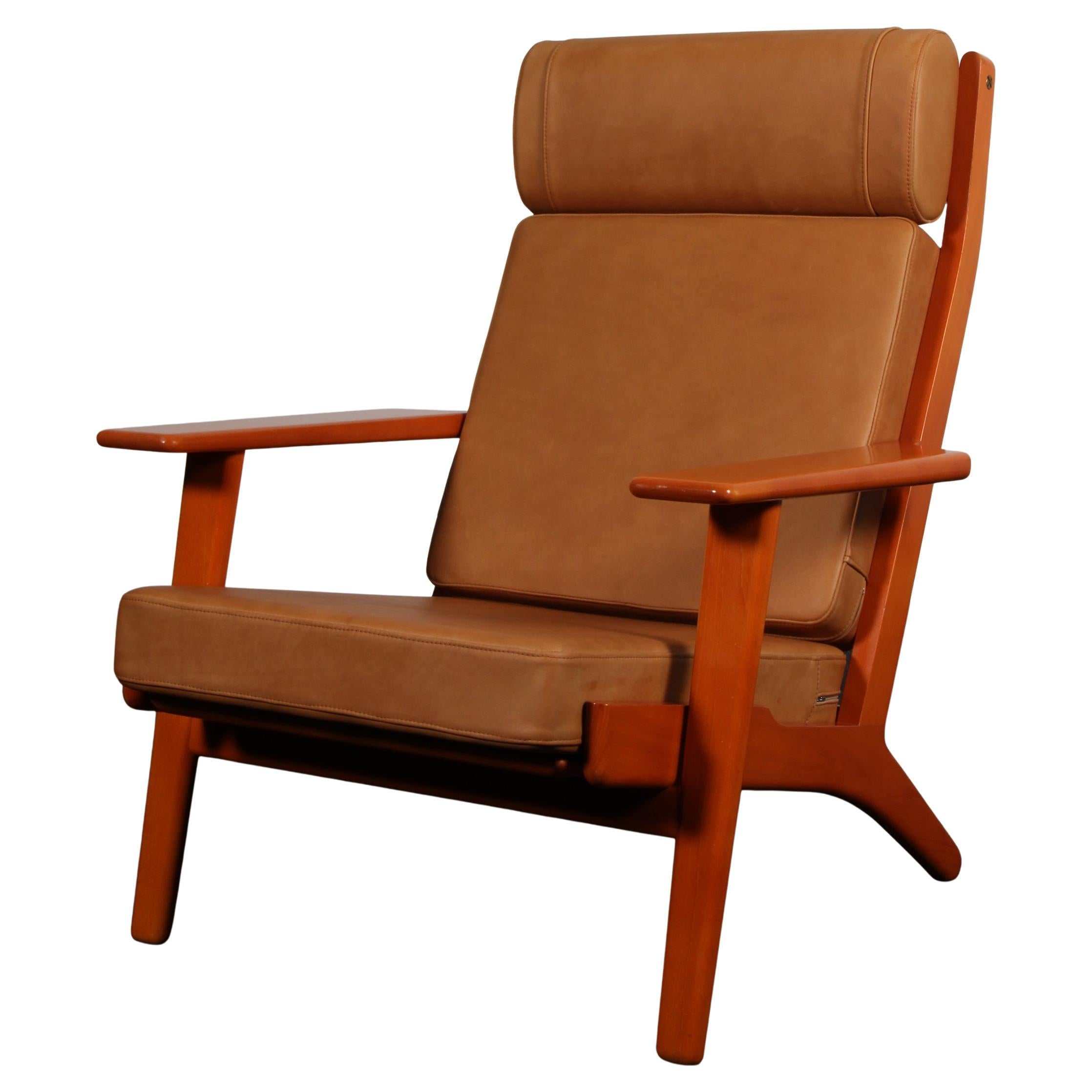 Hans J. Wegner, Lounge Chair, Model 290A, beech For Sale