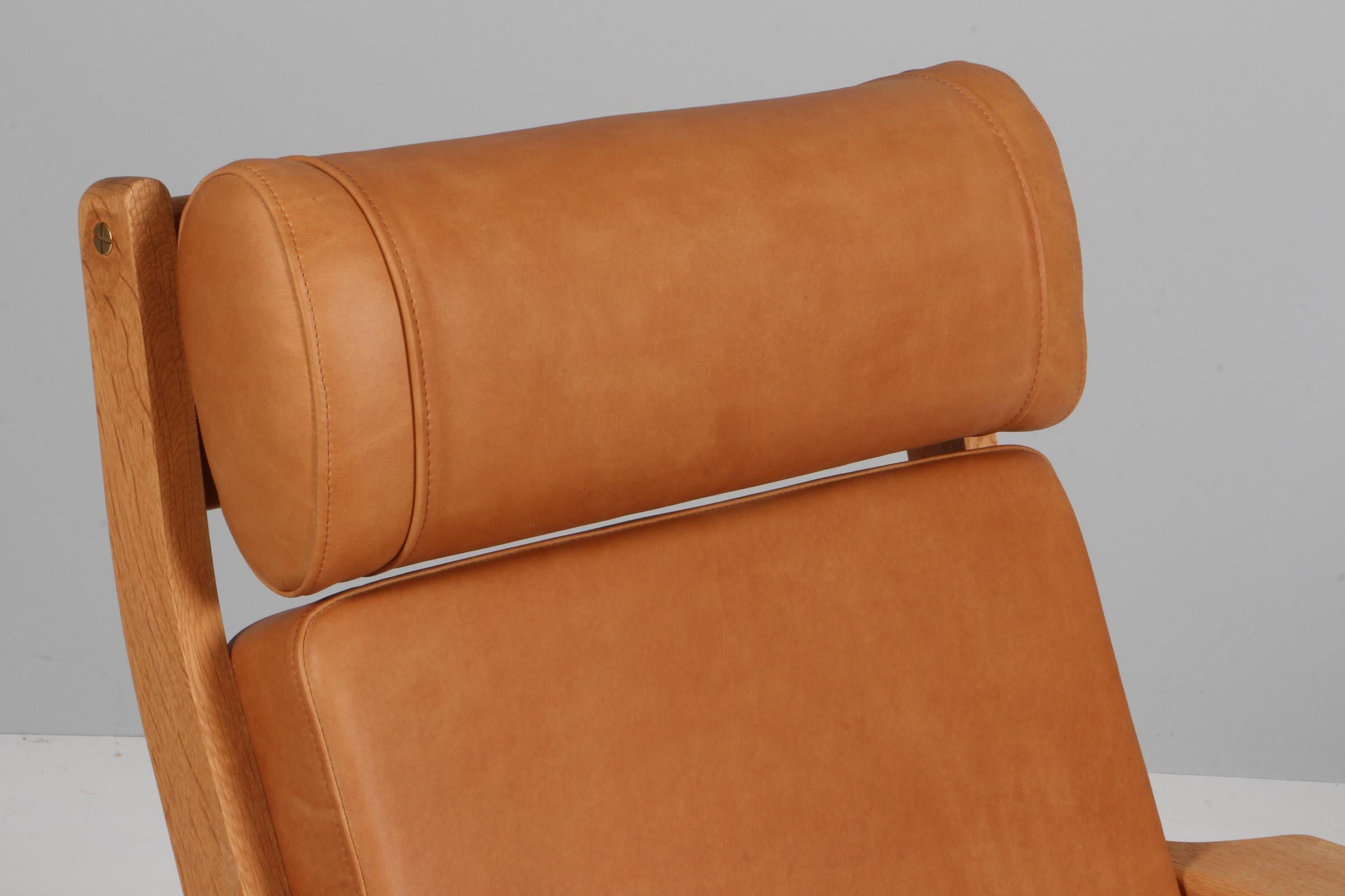Danois Hans J. Wegner, Chaise longue, modèle 290A, chêne en vente